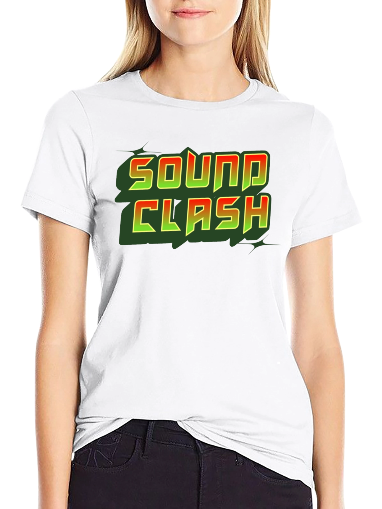 Sound Clash Graphic T-Shirt - Cool Black Tee