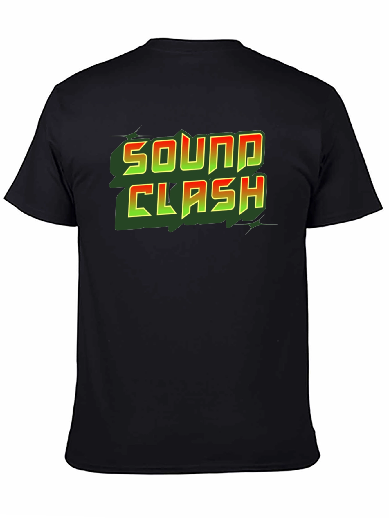 Sound Clash Graphic T-Shirt - Cool Black Tee