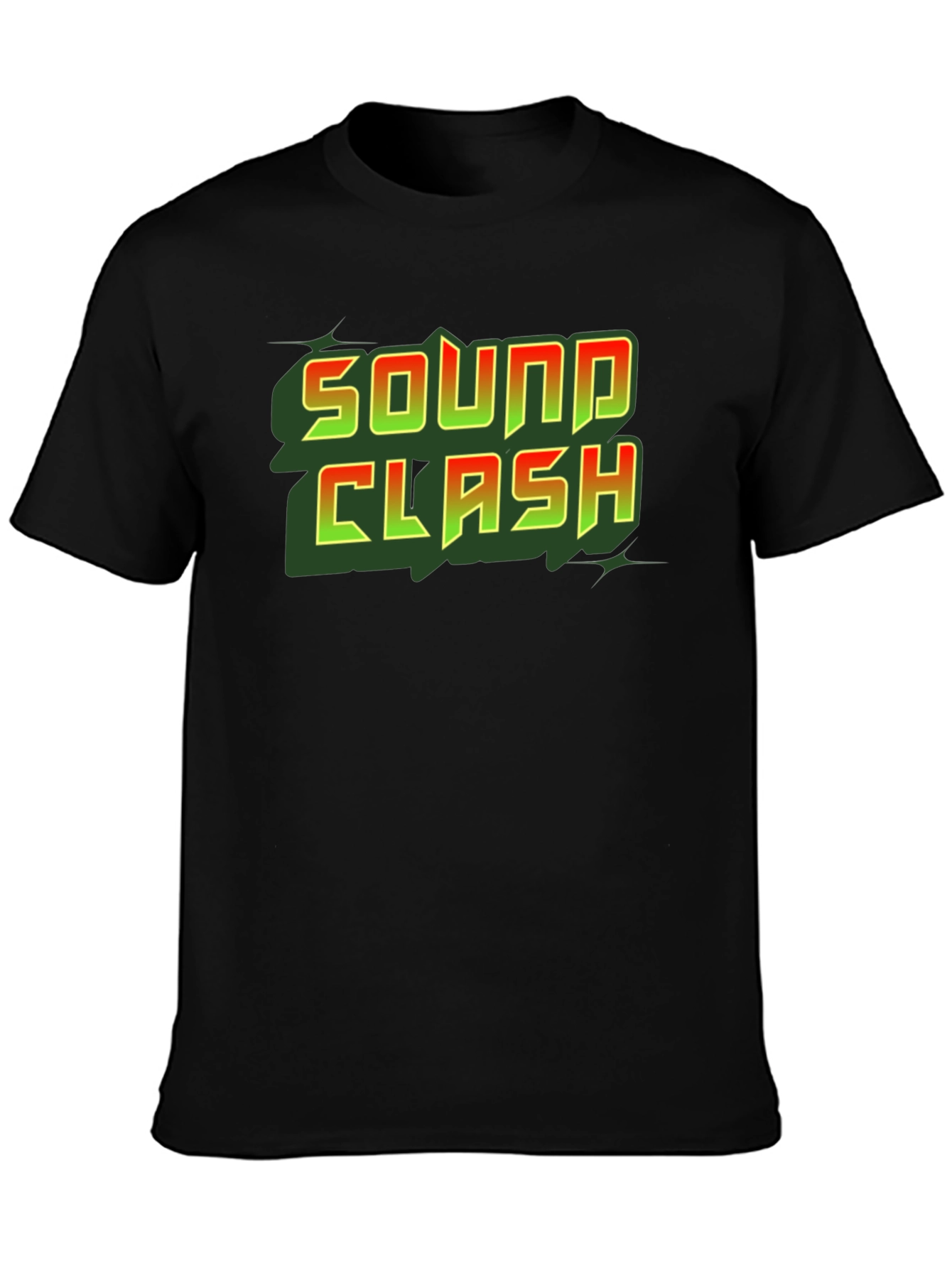 Sound Clash Graphic T-Shirt - Cool Black Tee