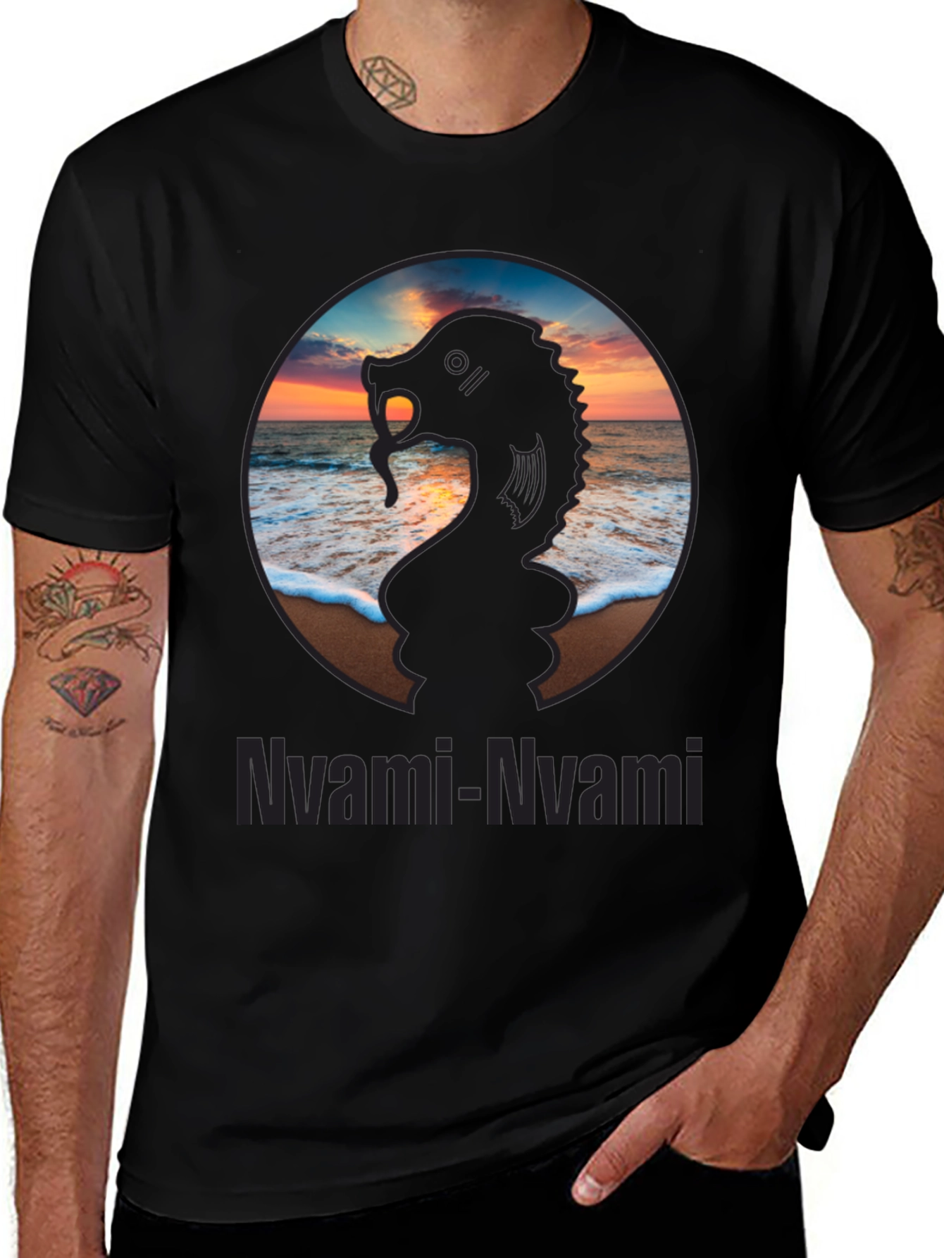 Nyamì-Nyamì Zambezi River God Graphic T-Shirt