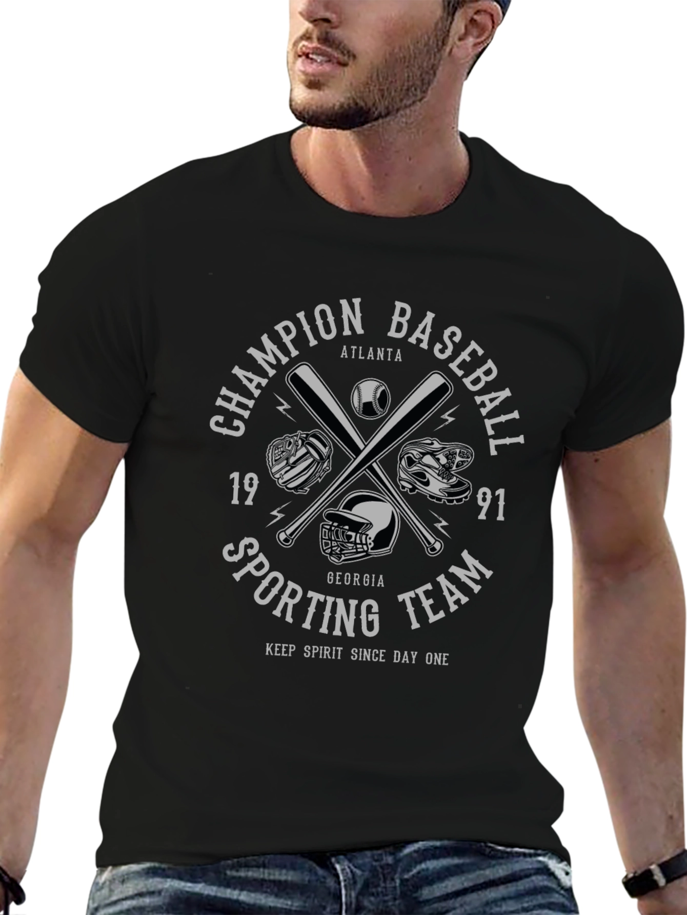 Champion Baseball Team T-Shirt