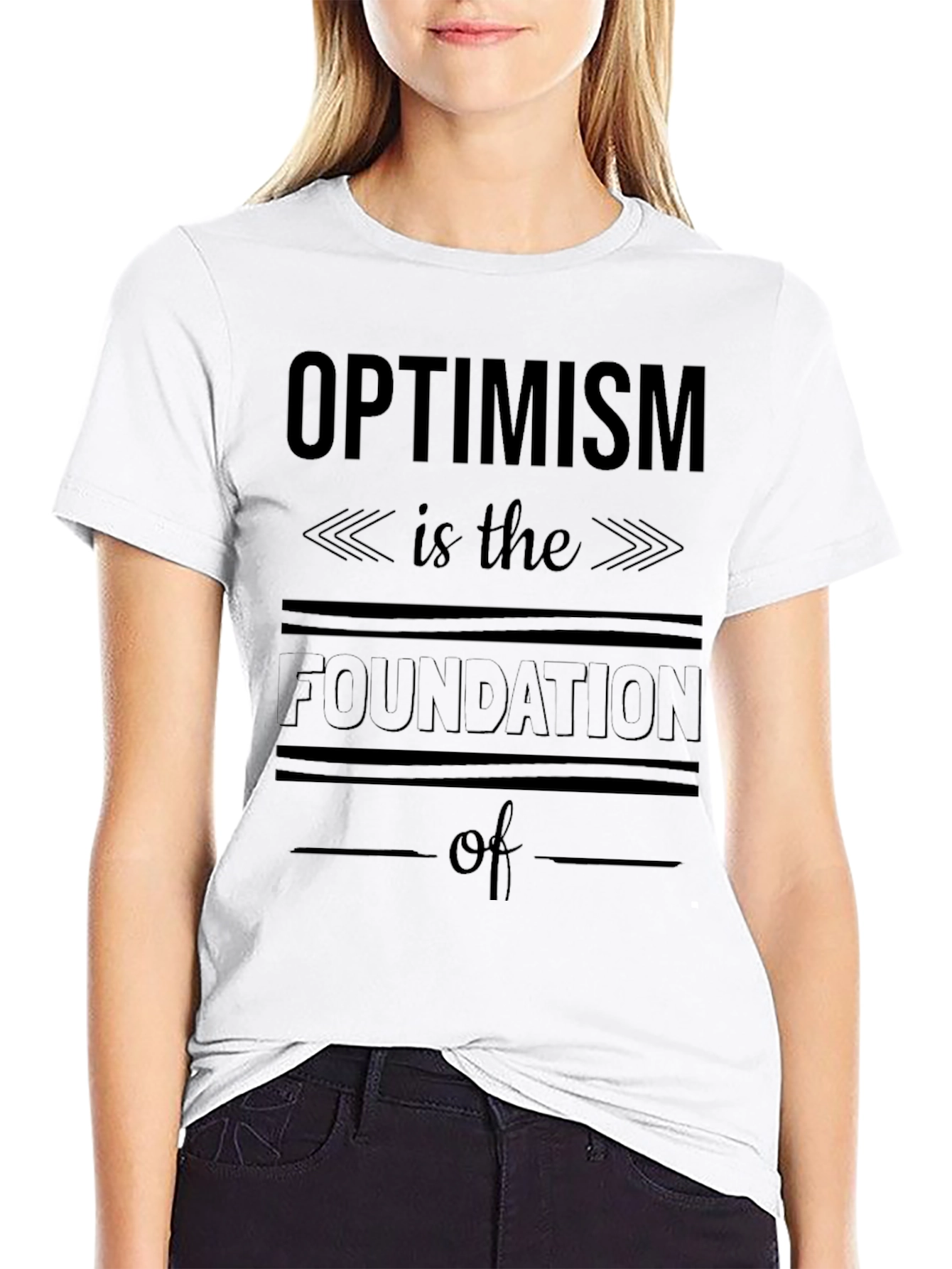 Optimism Foundation Graphic Tee - Unisex Black T-Shirt