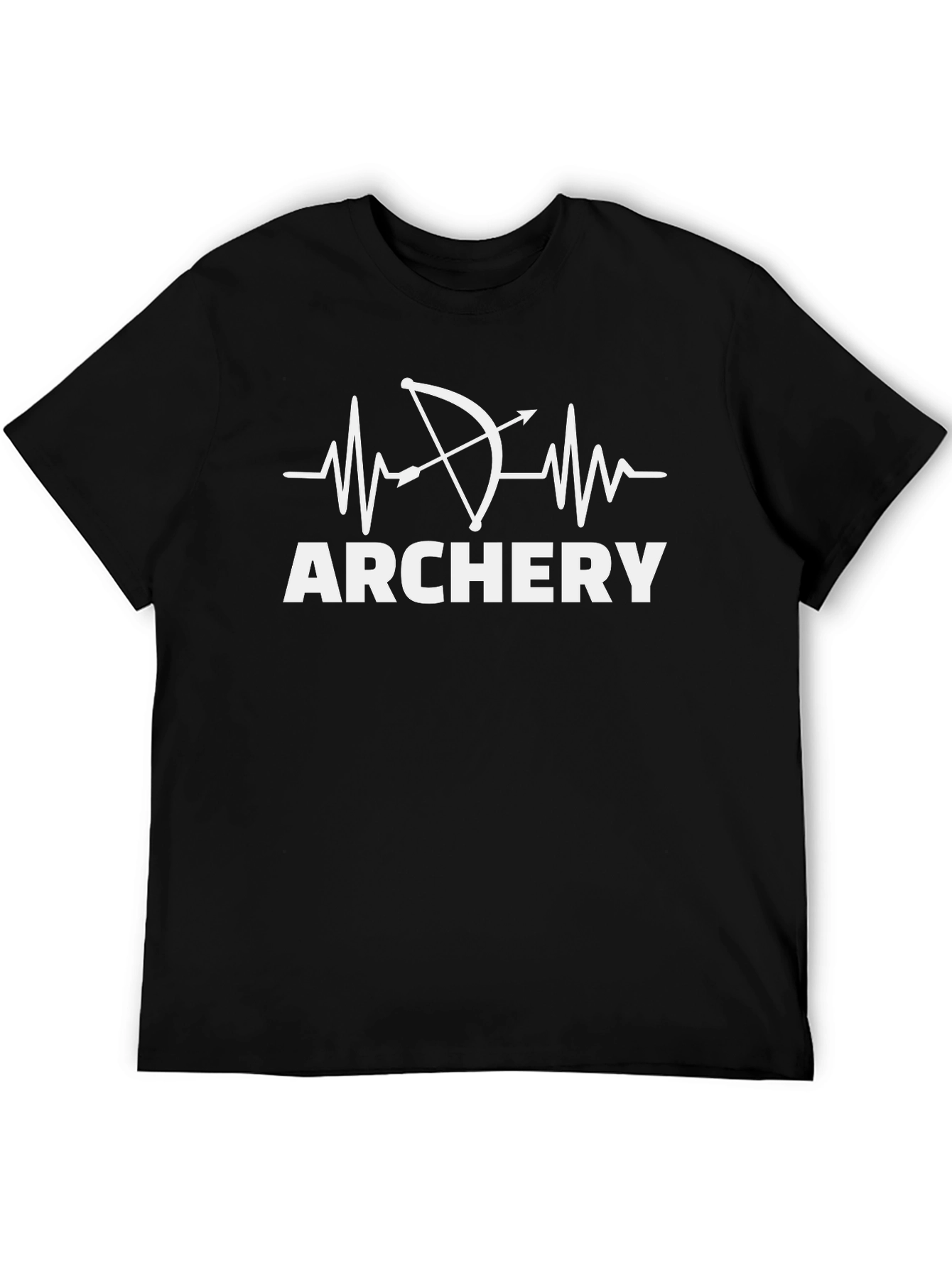 Archery Heartbeat T-Shirt - Archery Bow Arrow Design
