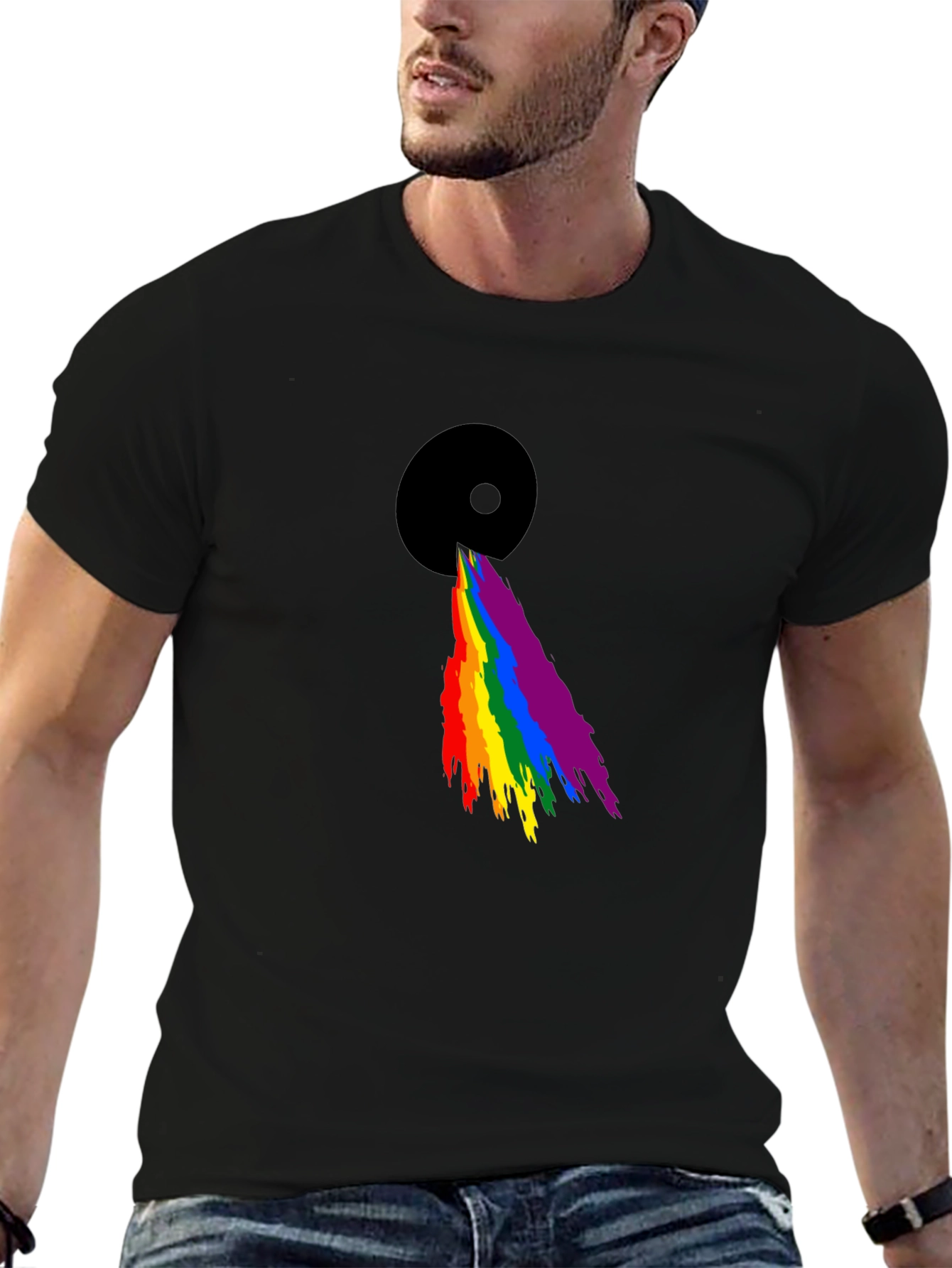 Rainbow Prism Graphic Tee