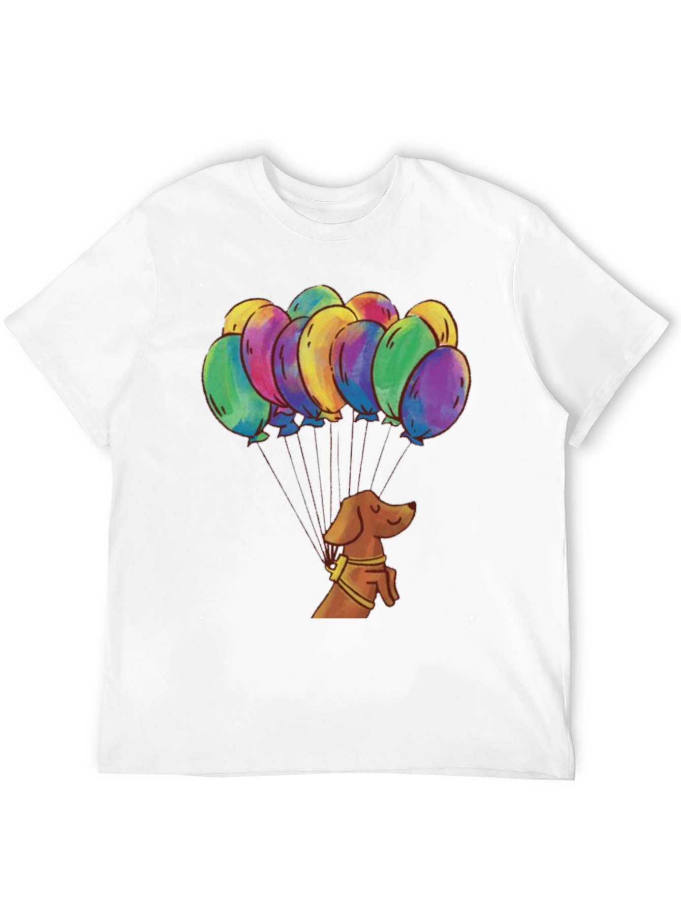 Dachshund Balloon Ride Graphic Tee