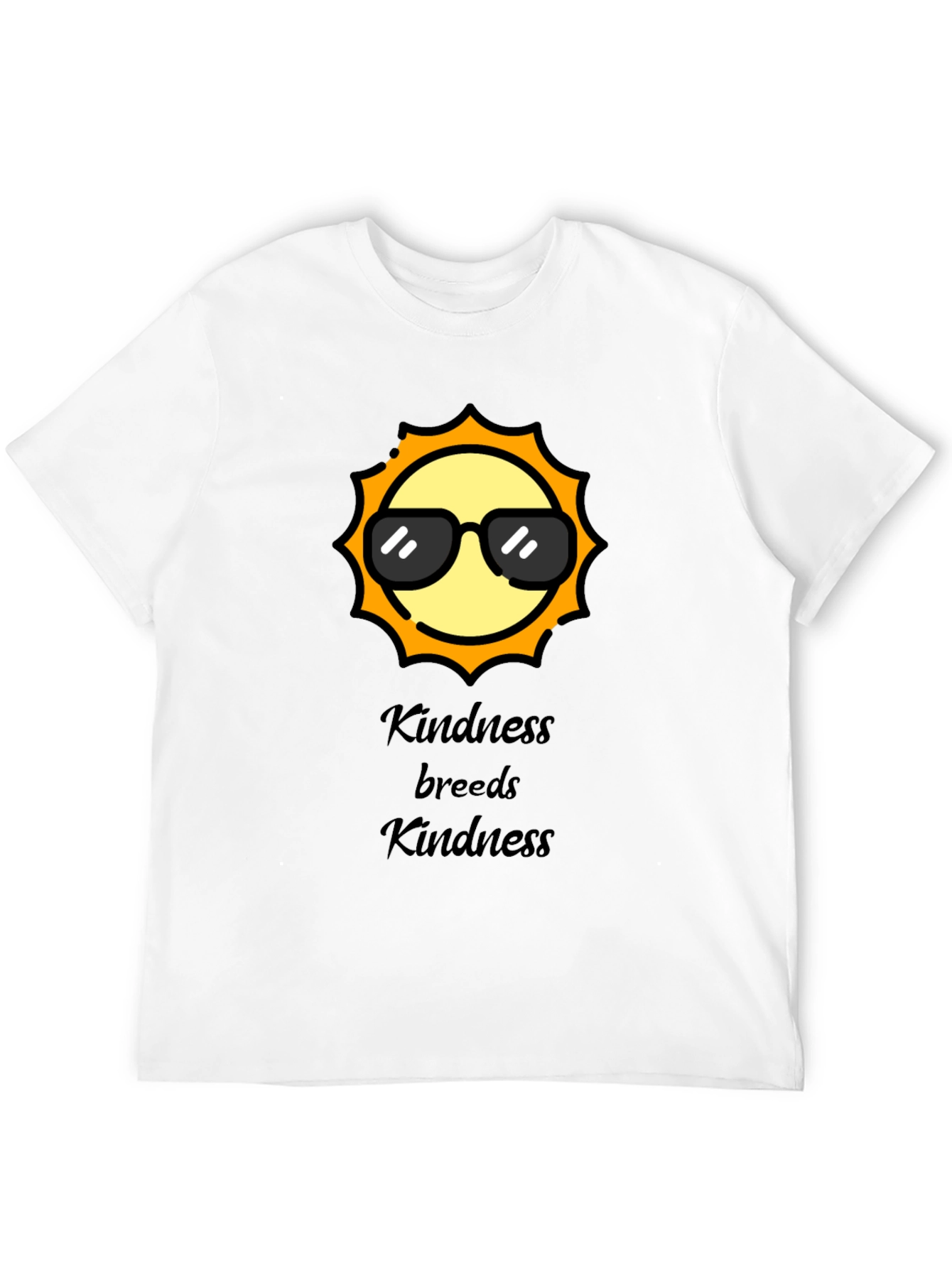 Kindness Breeds Kindness Black T-Shirt