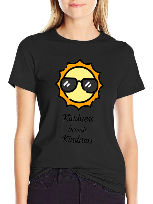 Kindness Breeds Kindness Black T-Shirt