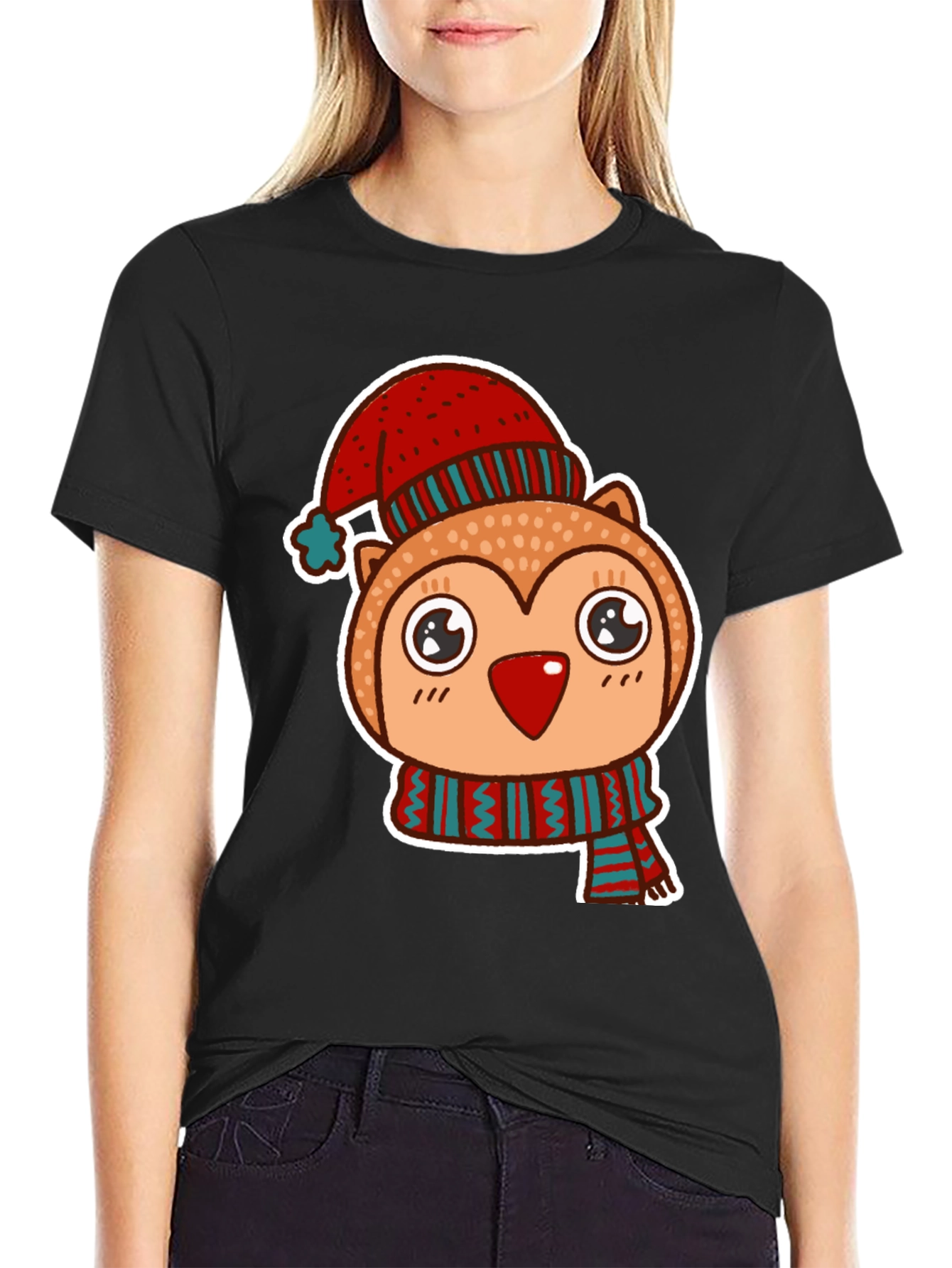 Cute Owl Christmas T-Shirt