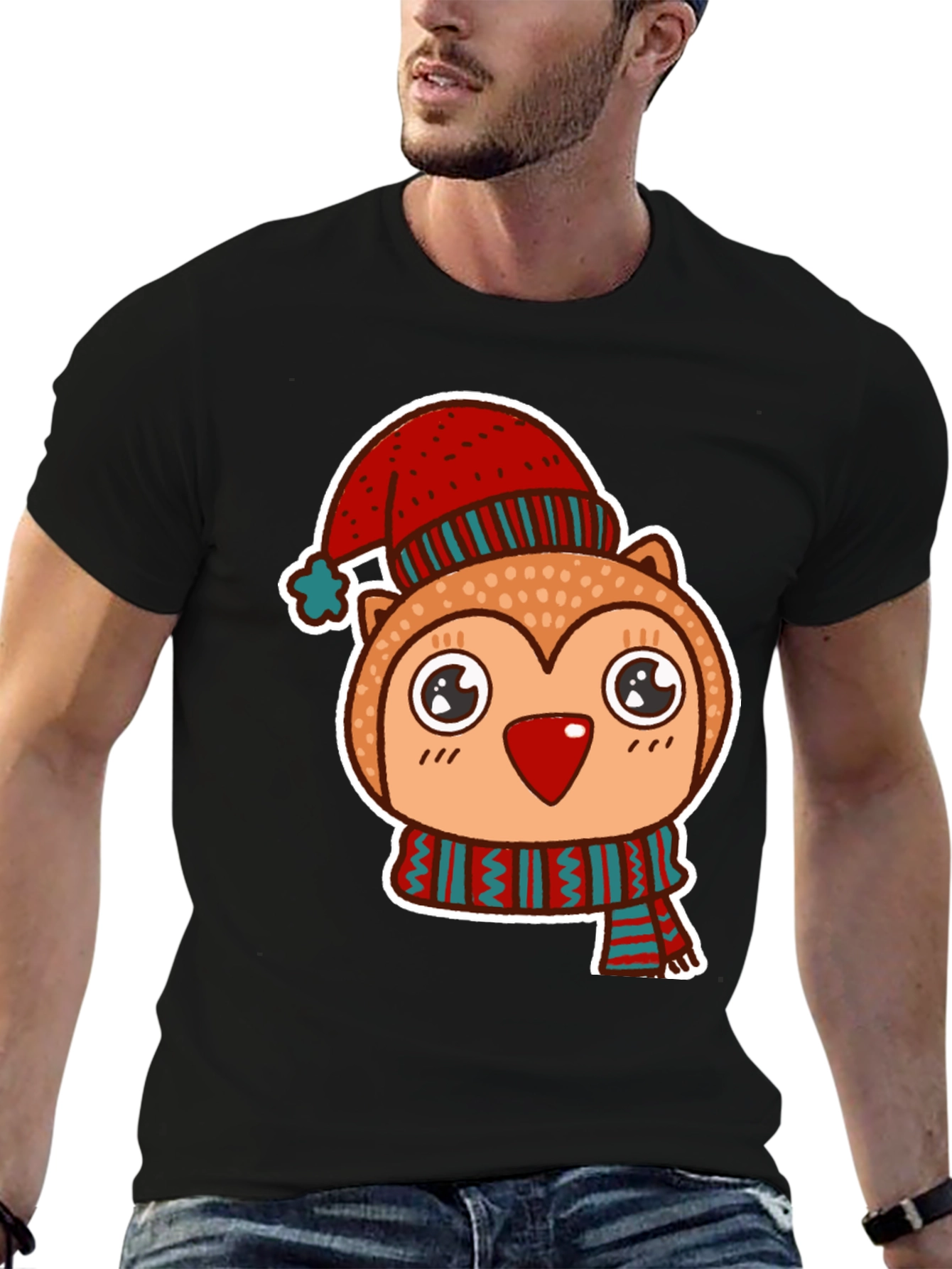 Cute Owl Christmas T-Shirt