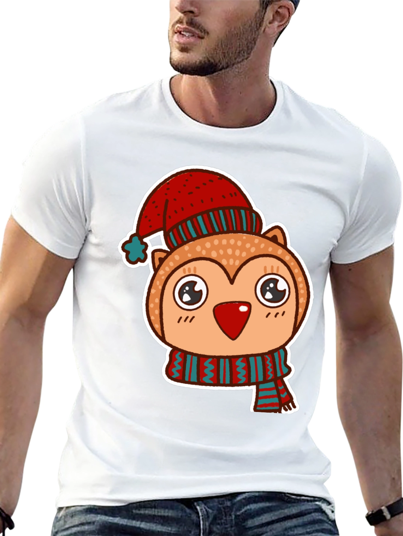 Cute Owl Christmas T-Shirt