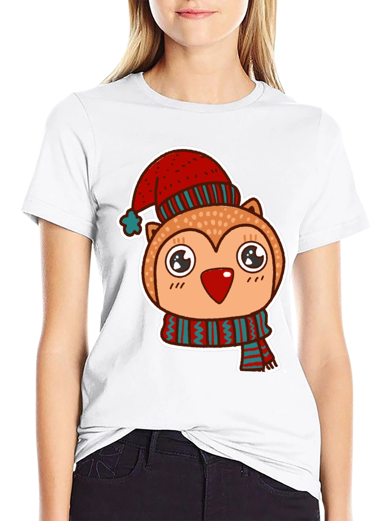 Cute Owl Christmas T-Shirt
