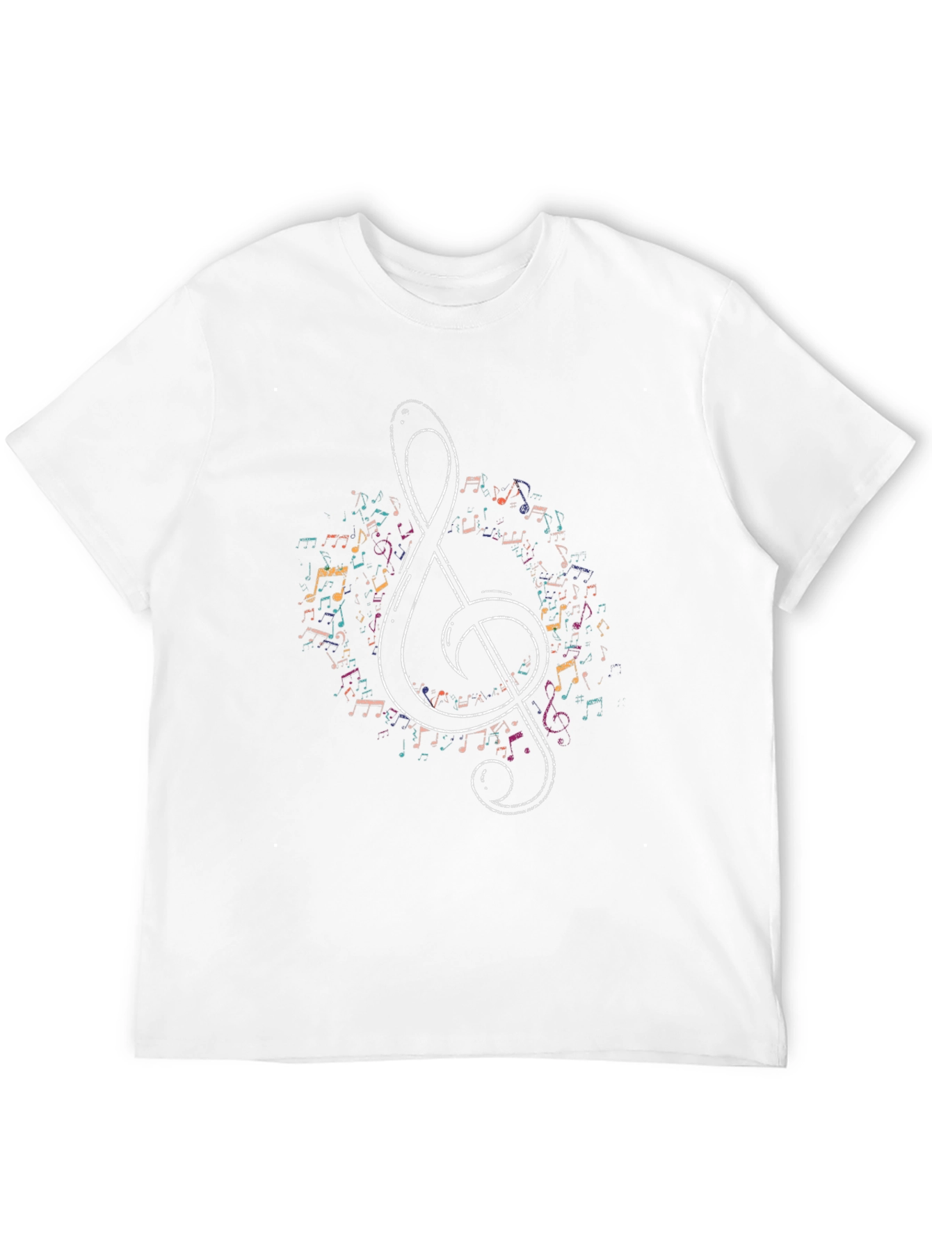 Musical Note Treble Clef Graphic Tee