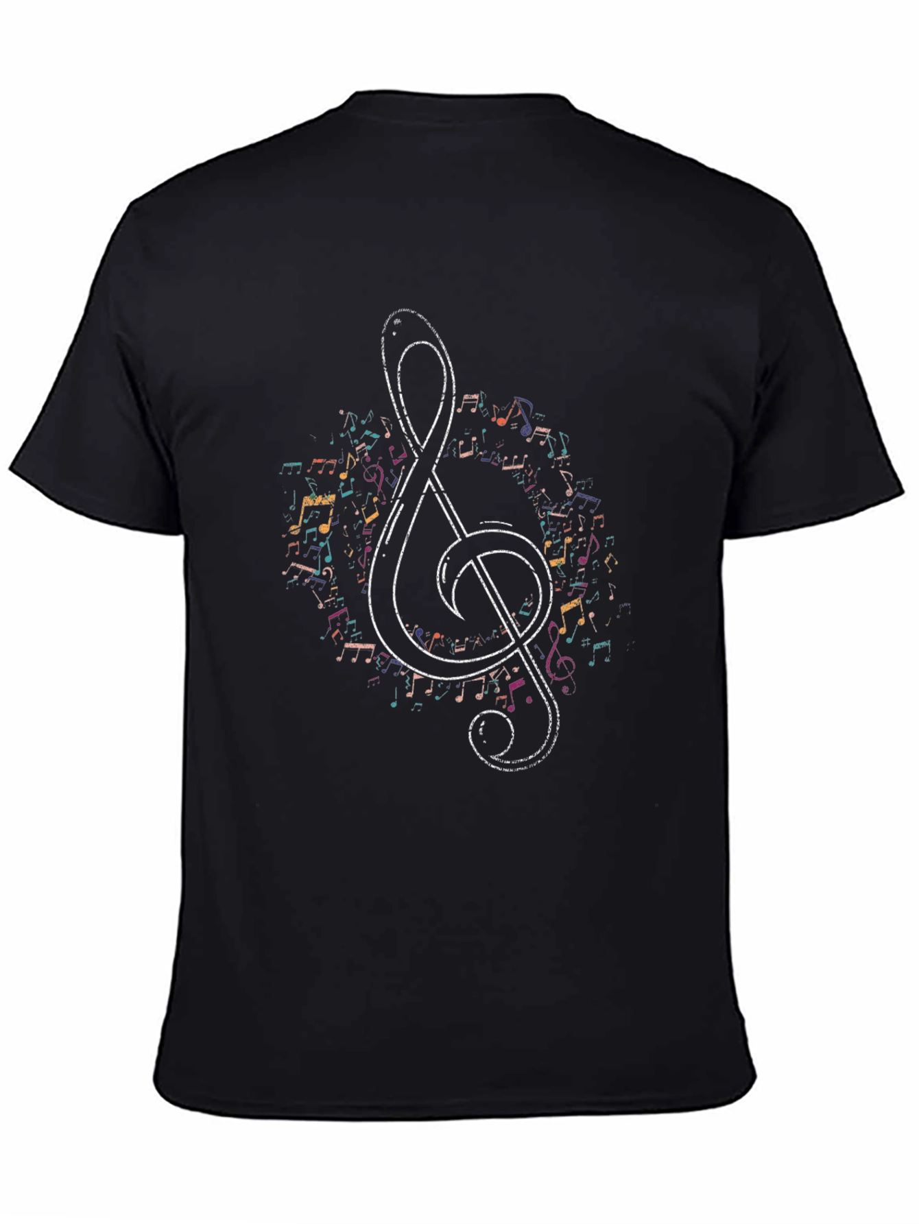 Musical Note Treble Clef Graphic Tee