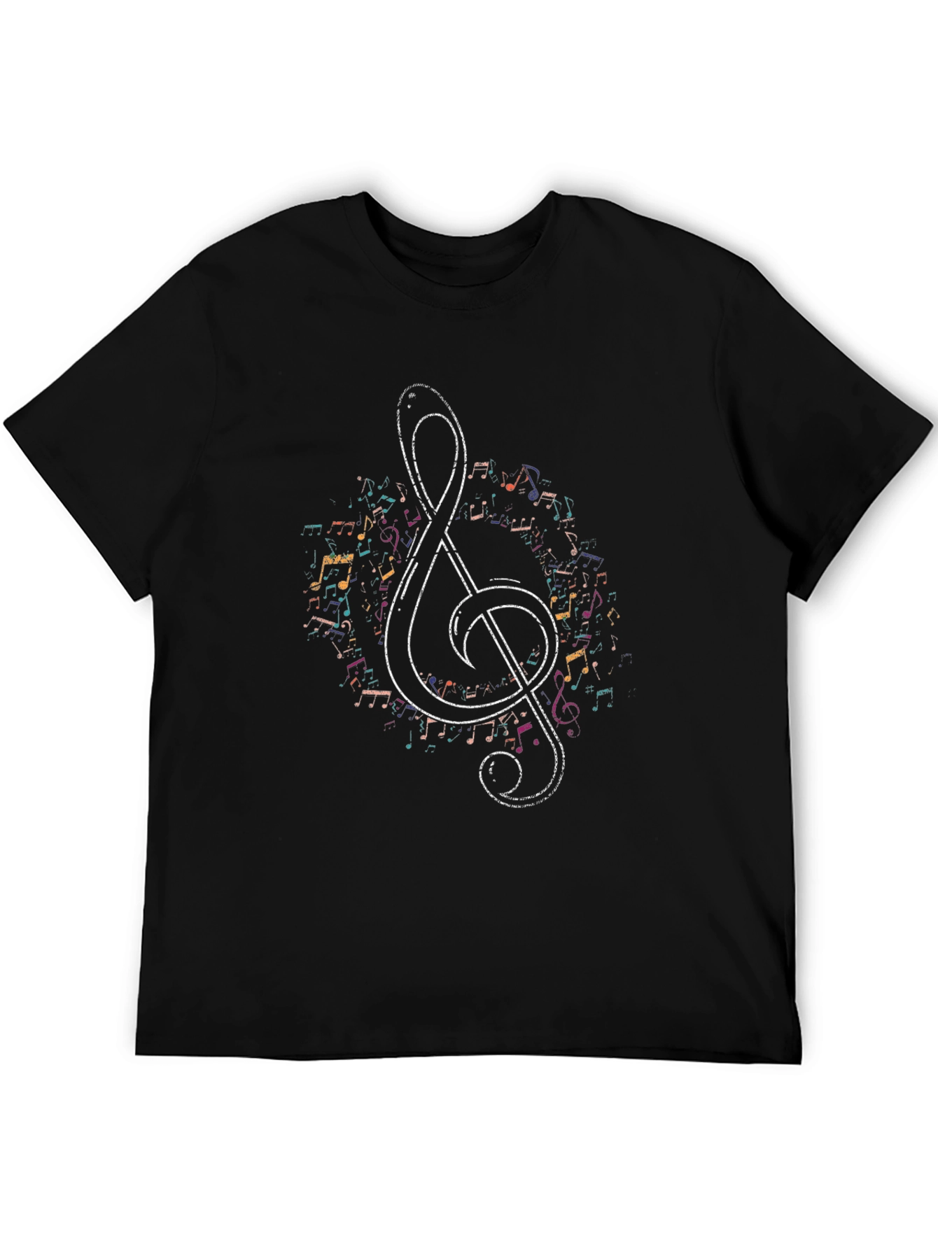 Musical Note Treble Clef Graphic Tee