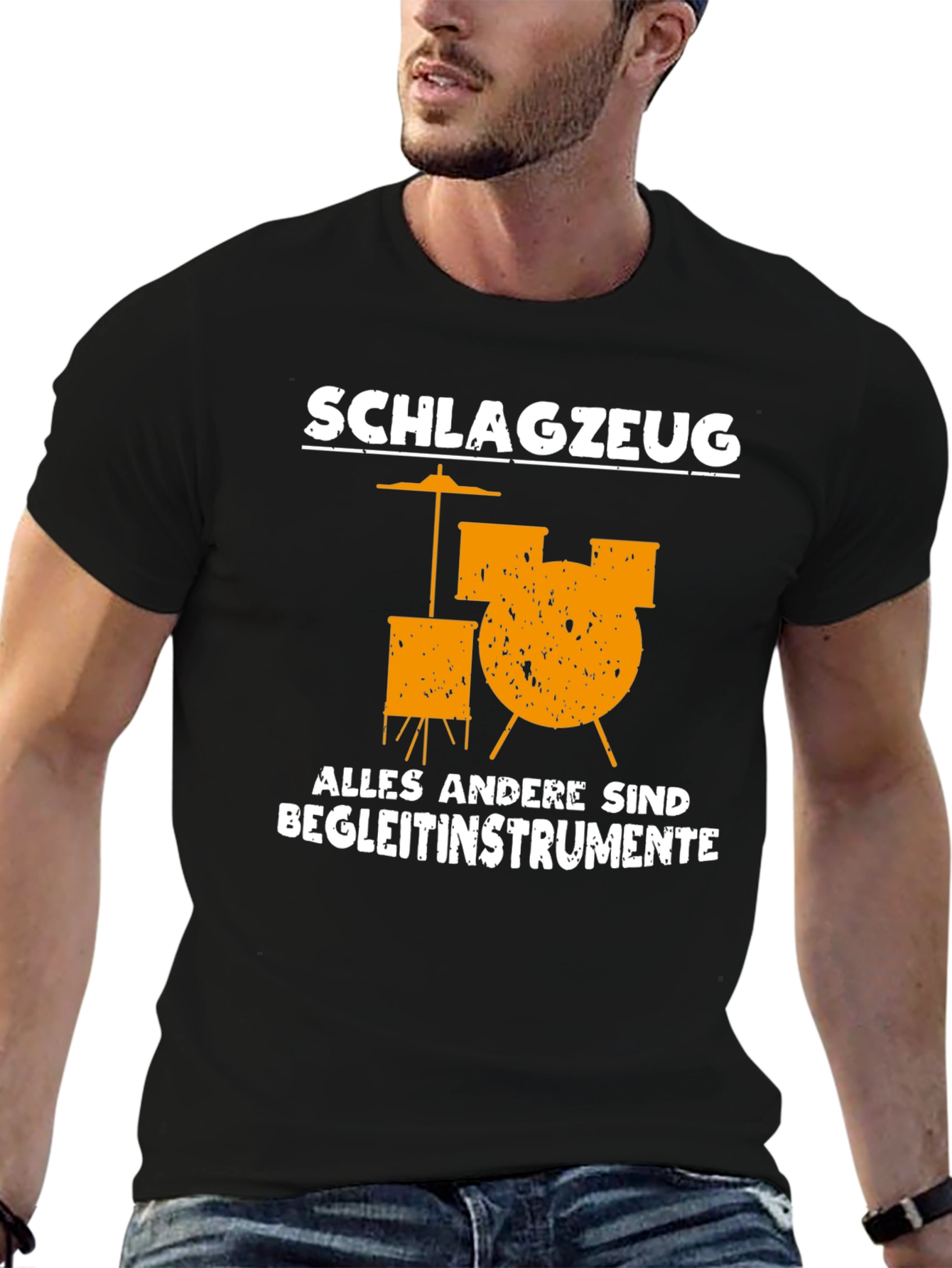Schlagzeug Drums T-Shirt - Music Lover Tee