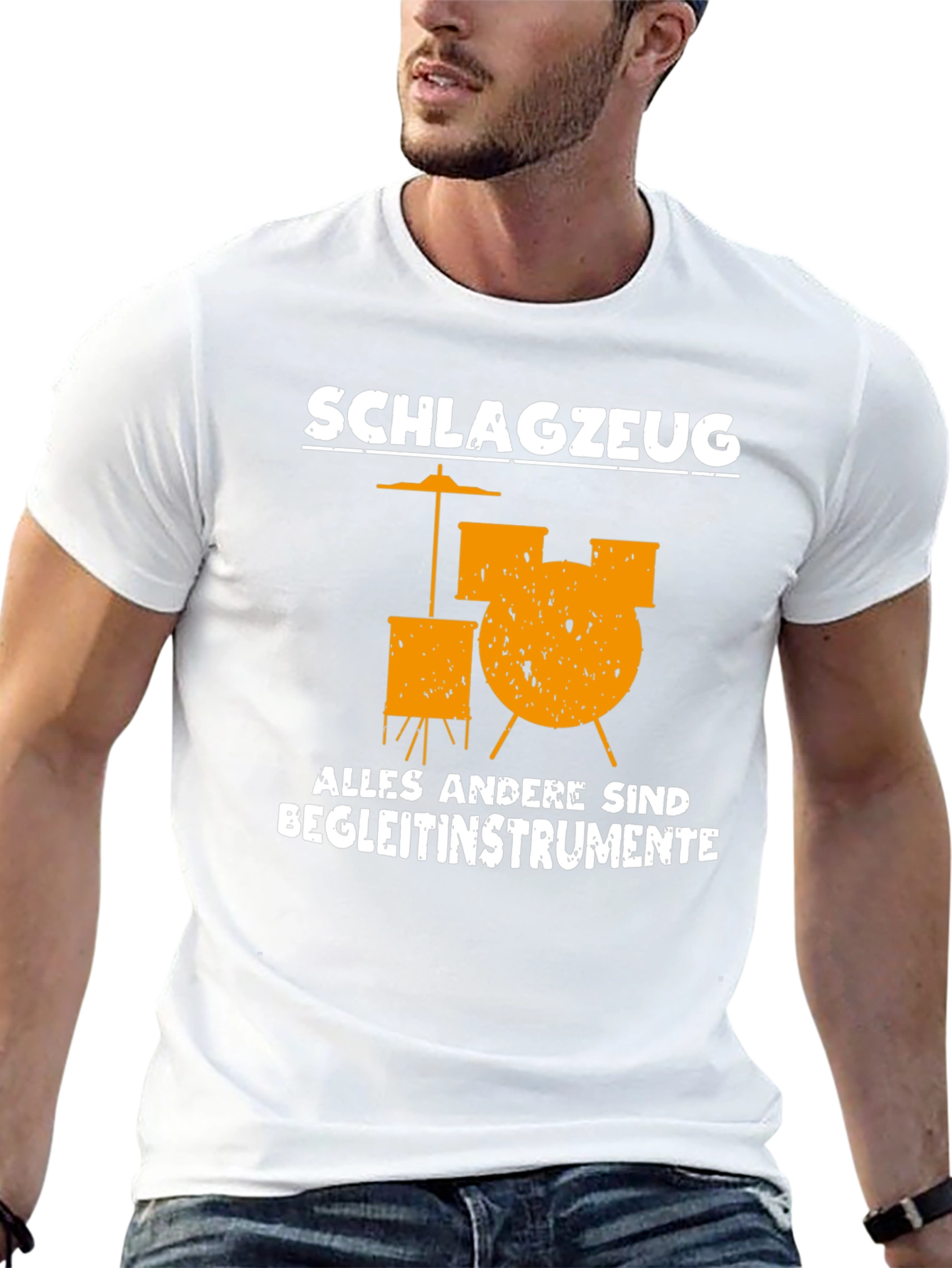 Schlagzeug Drums T-Shirt - Music Lover Tee