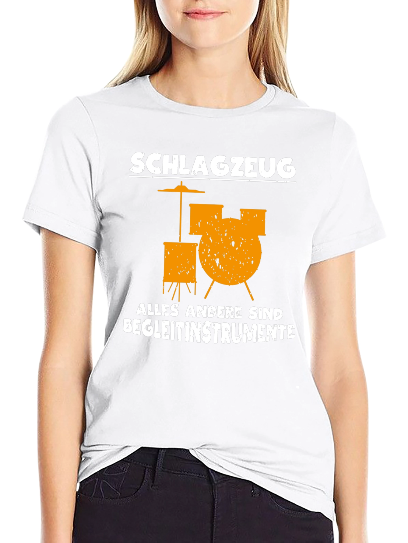 Schlagzeug Drums T-Shirt - Music Lover Tee