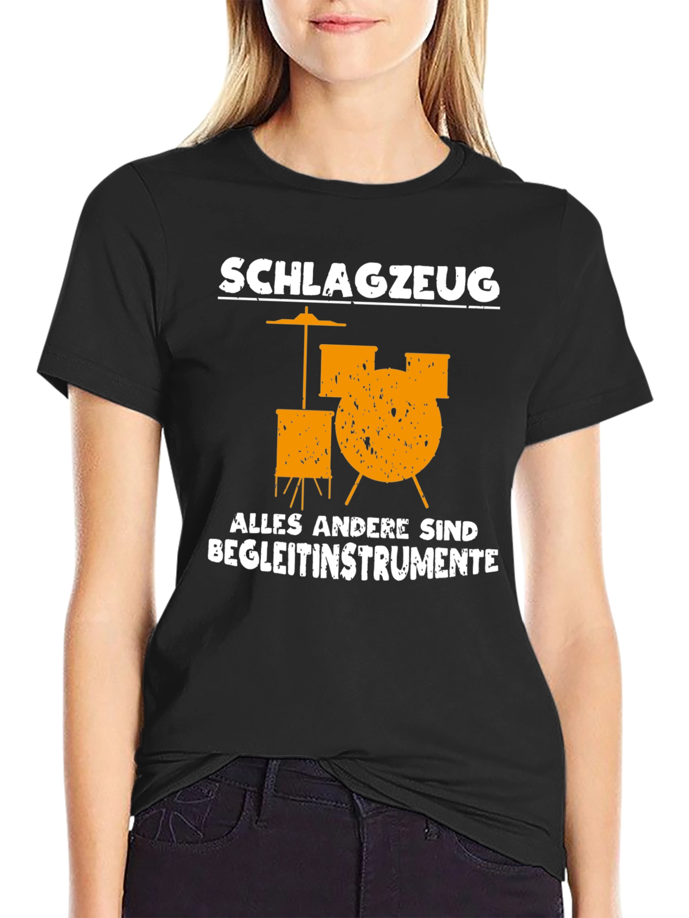 Schlagzeug Drums T-Shirt - Music Lover Tee