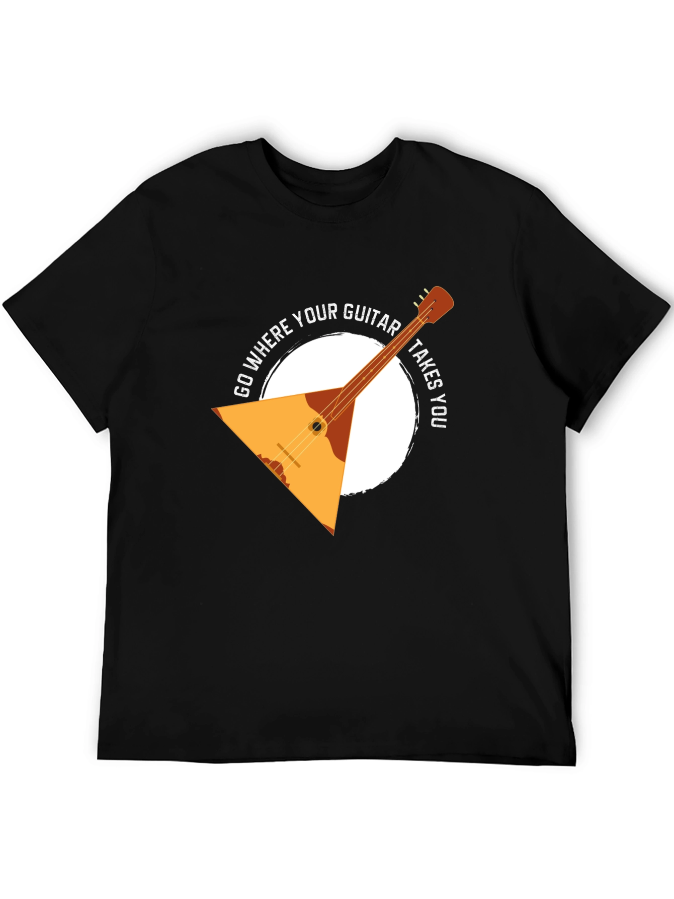 Guitar T-Shirt: Go Where Your Guitar Takes You!