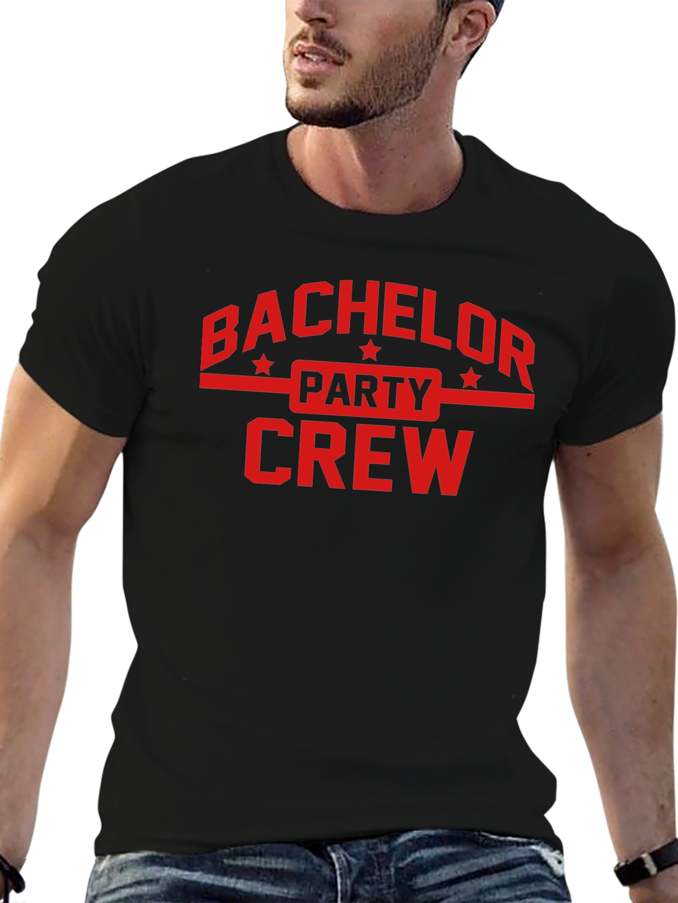 Bachelor Party Crew T-Shirt - Black