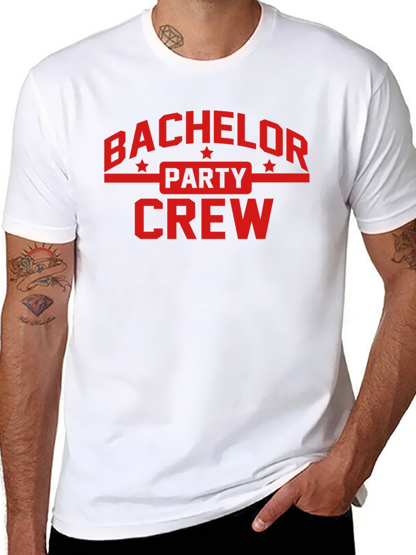 Bachelor Party Crew T-Shirt - Black