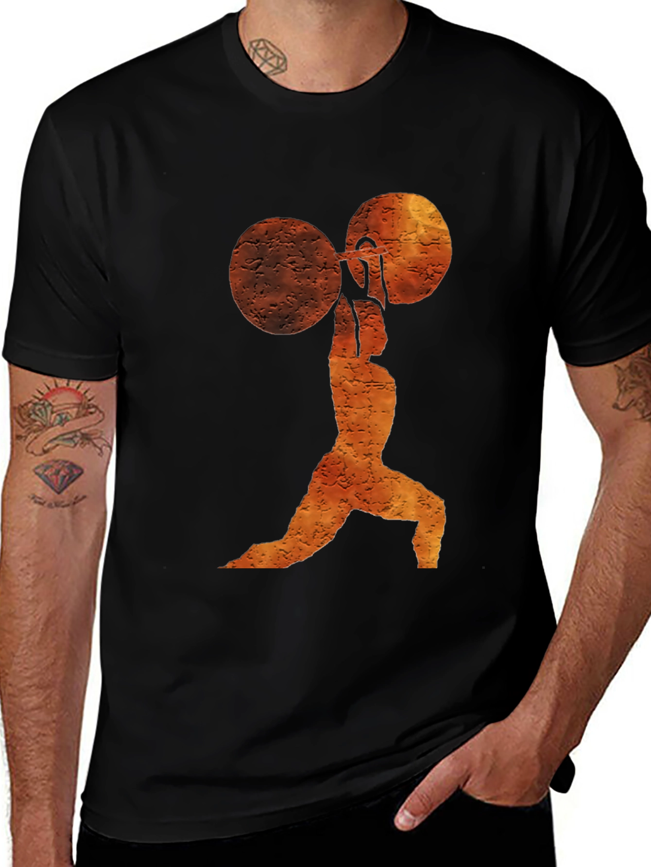 Weightlifter Graphic Tee - Gym Motivation Shirt