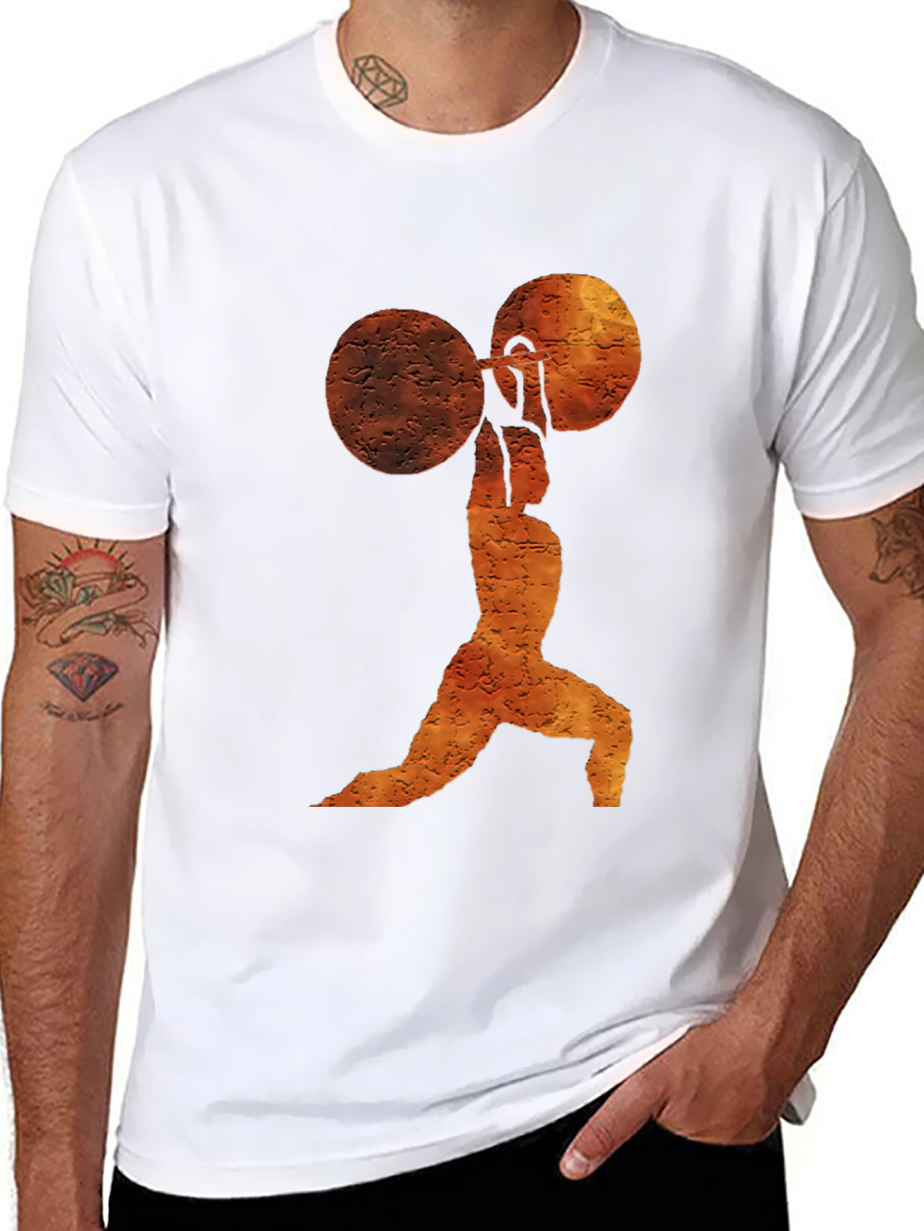 Weightlifter Graphic Tee - Gym Motivation Shirt