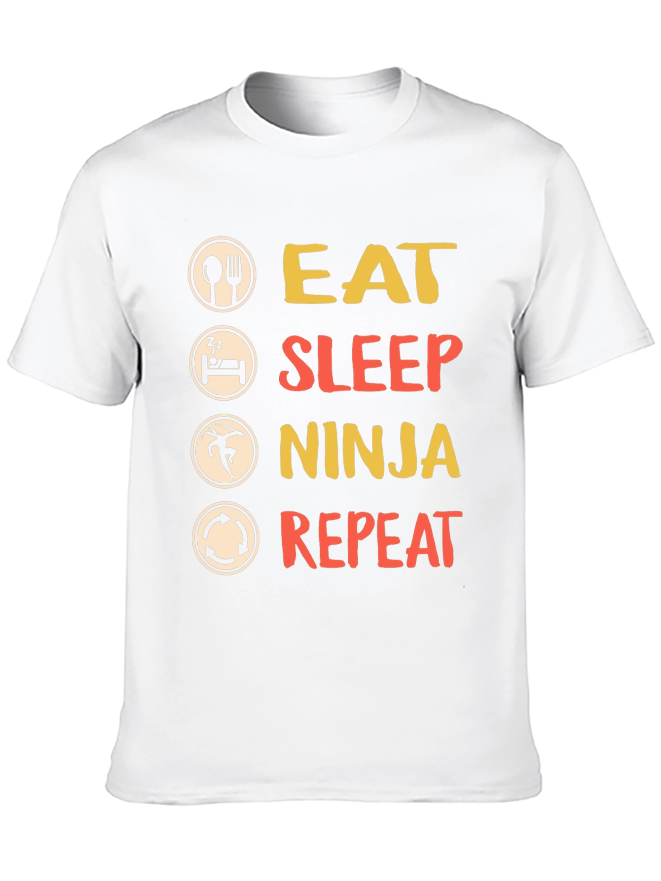 Eat Sleep Ninja Repeat Graphic Tee