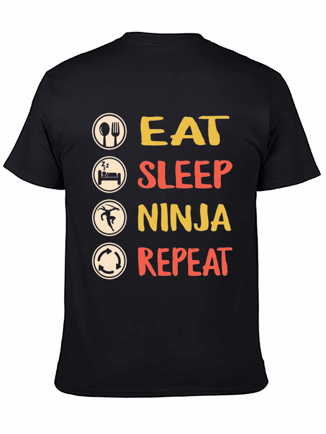 Eat Sleep Ninja Repeat Graphic Tee