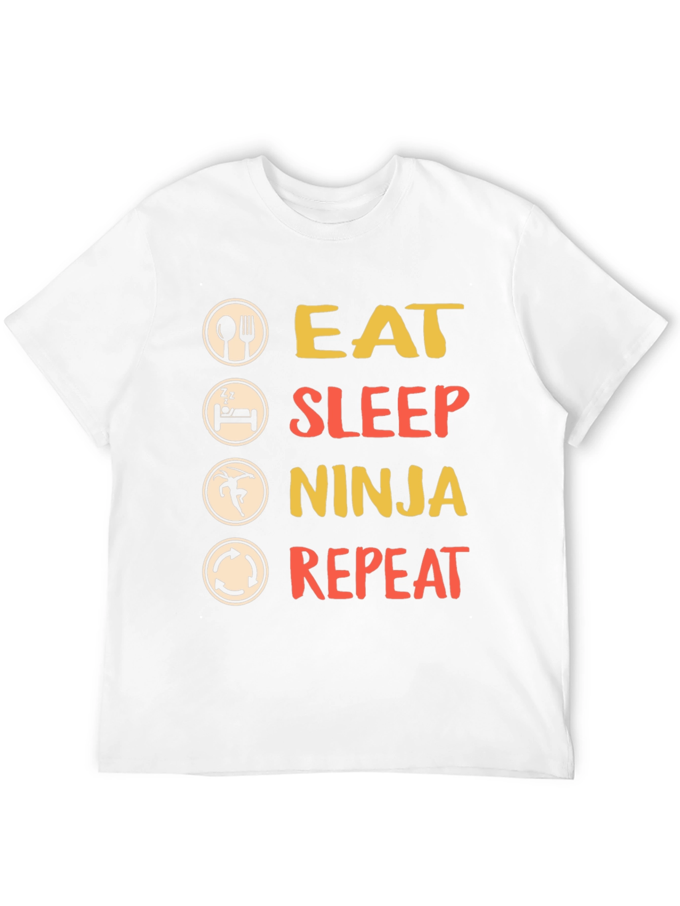 Eat Sleep Ninja Repeat Graphic Tee