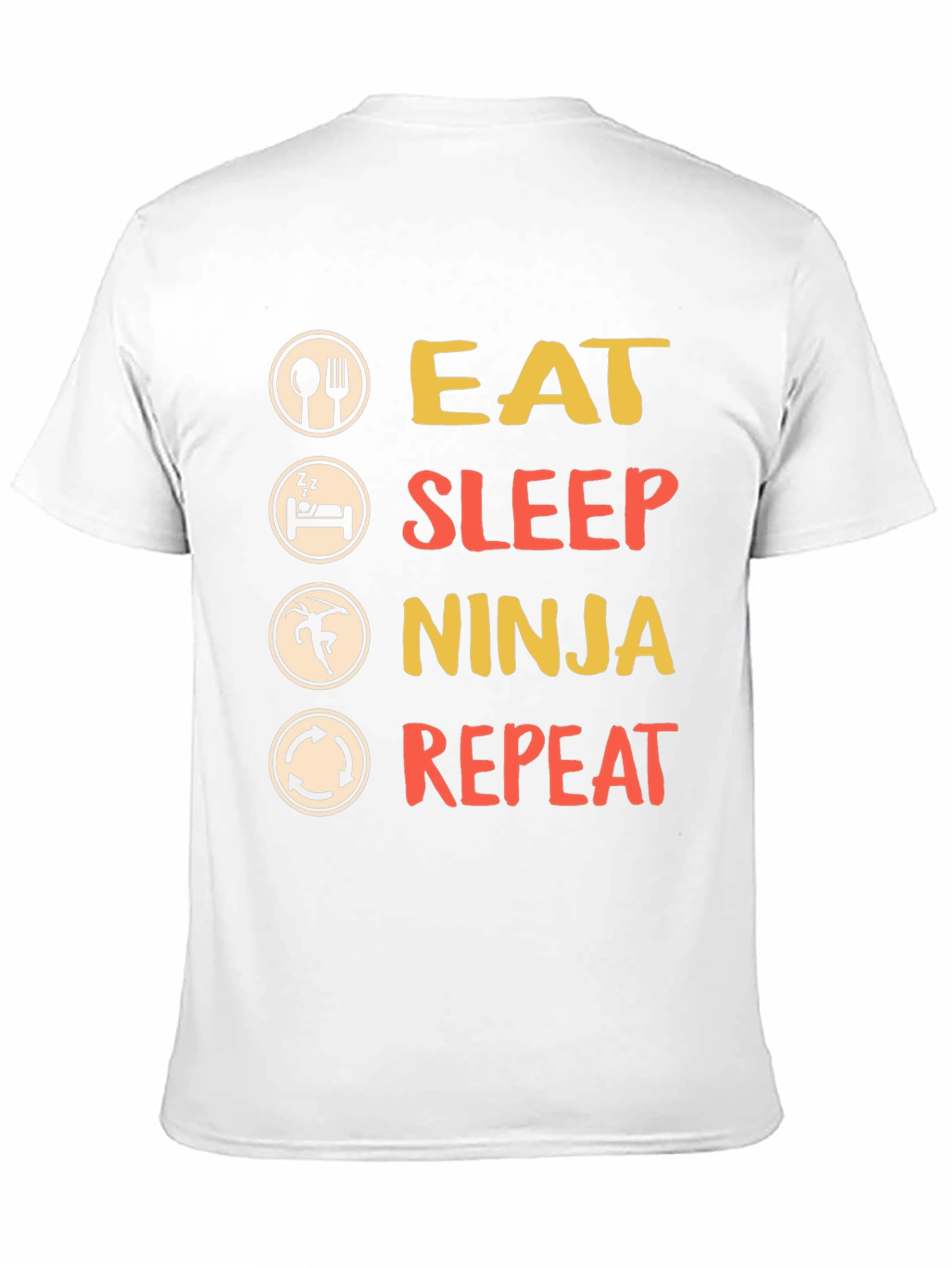 Eat Sleep Ninja Repeat Graphic Tee