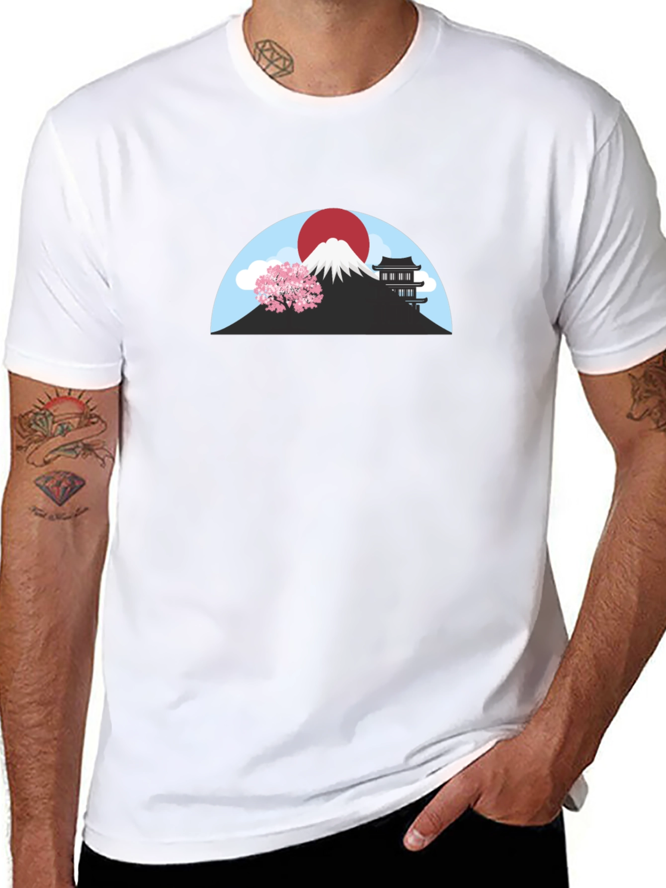 Mount Fuji Graphic Tee - Japanese Art T-Shirt