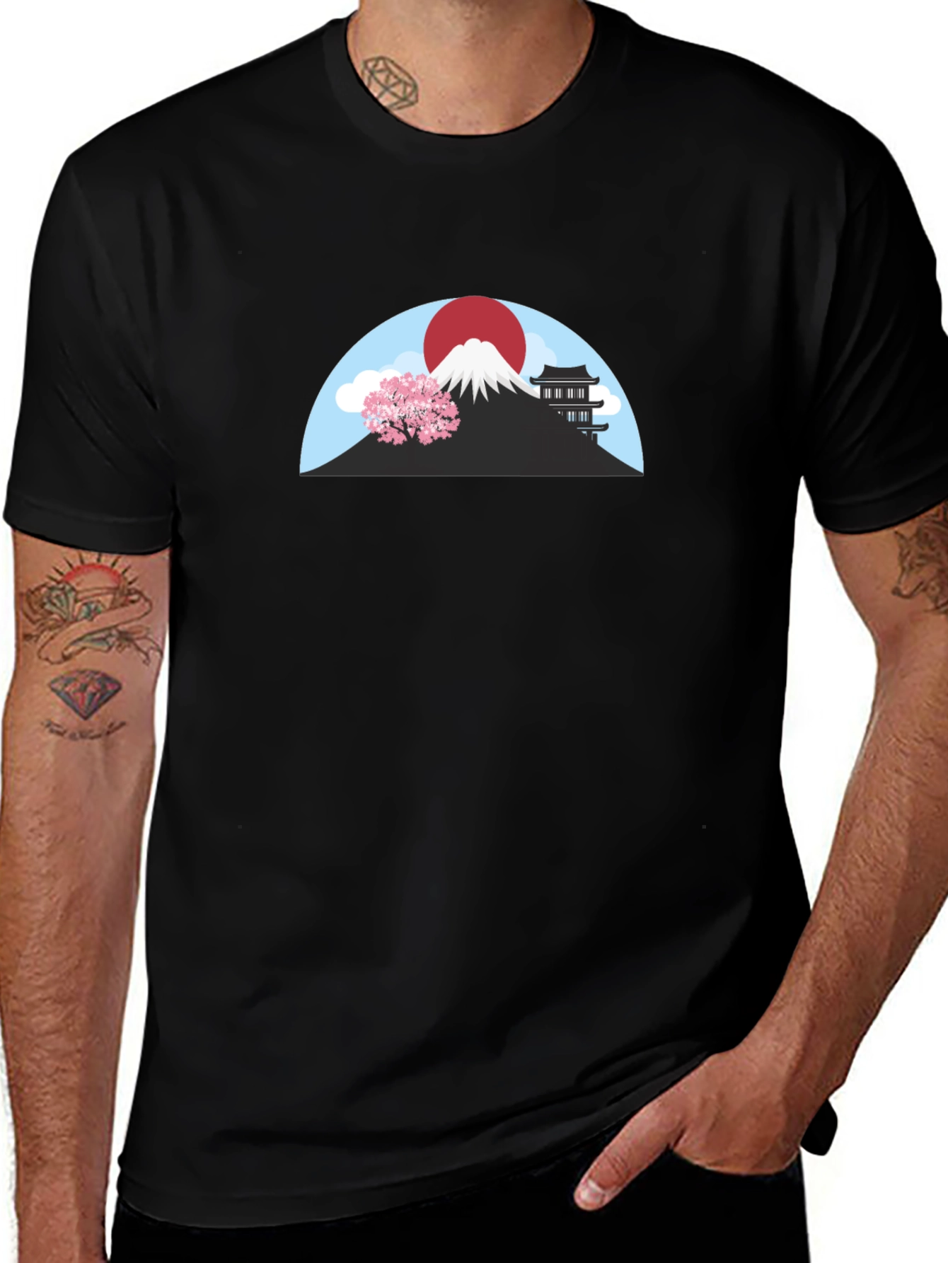 Mount Fuji Graphic Tee - Japanese Art T-Shirt
