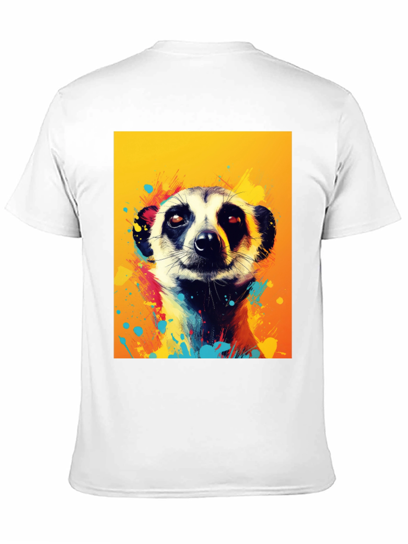Meerkat Graphic Tee - Funky Animal Art Shirt