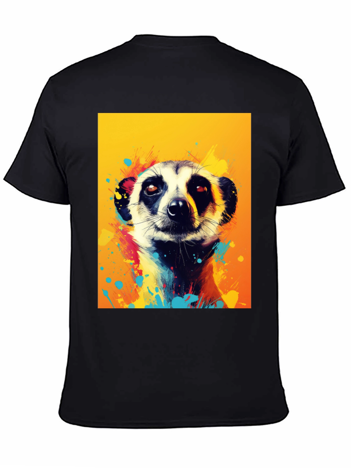 Meerkat Graphic Tee - Funky Animal Art Shirt