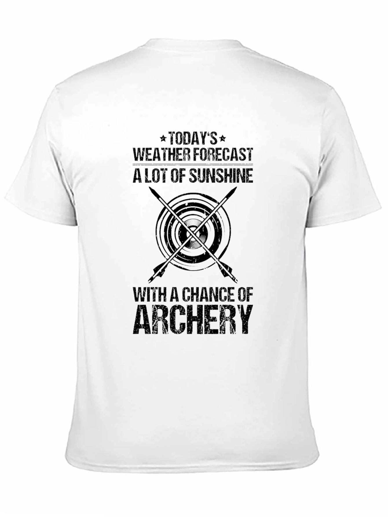 Archery Weather Forecast Graphic T-Shirt