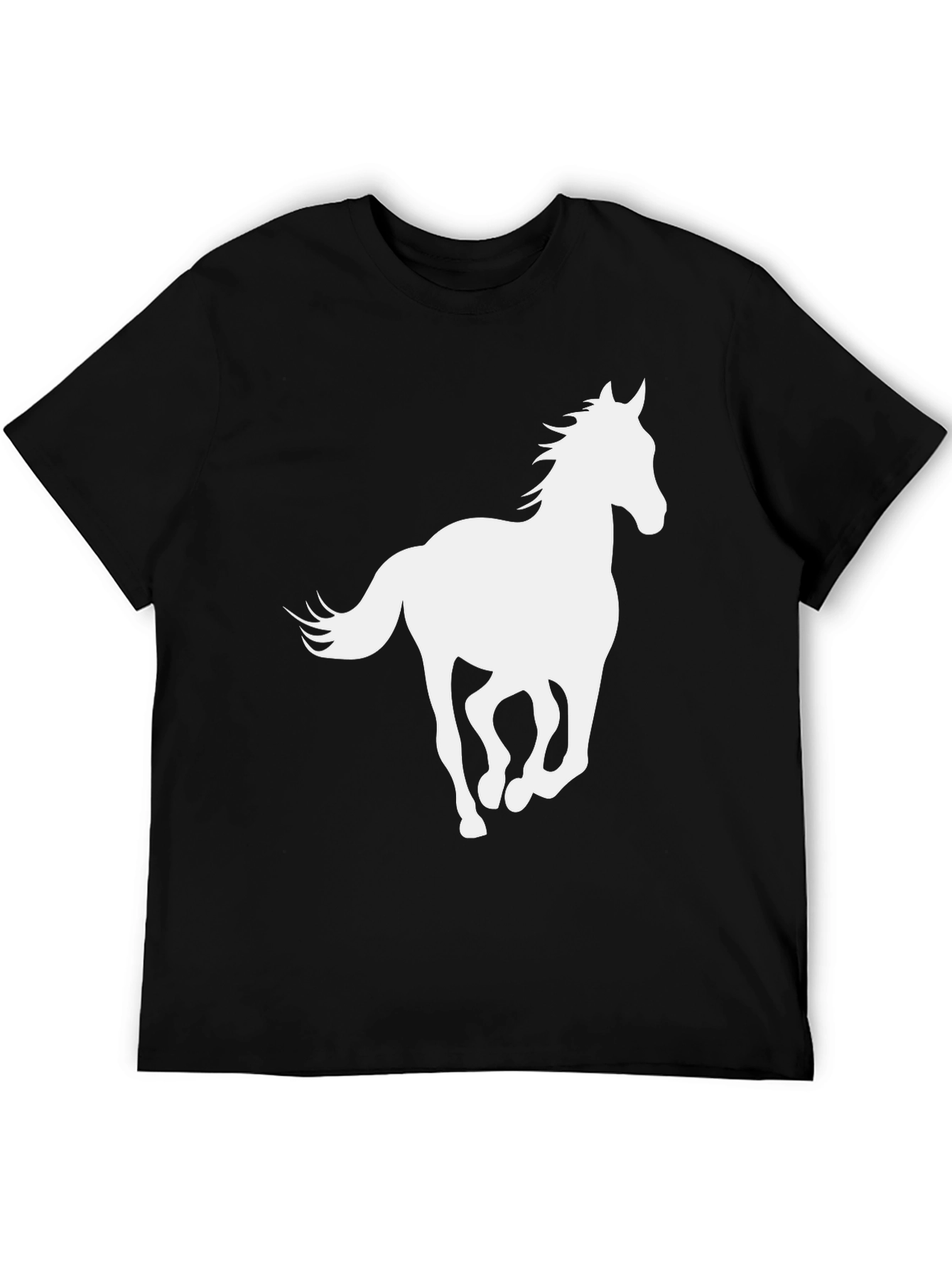 Black Horse Graphic T-Shirt