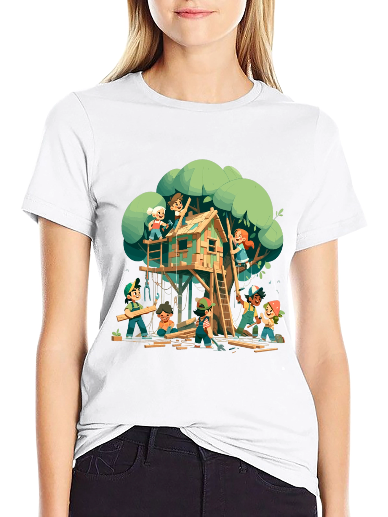 Treehouse Builder Crew T-Shirt