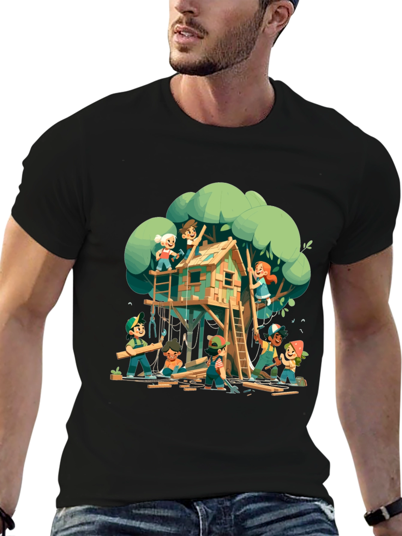 Treehouse Builder Crew T-Shirt