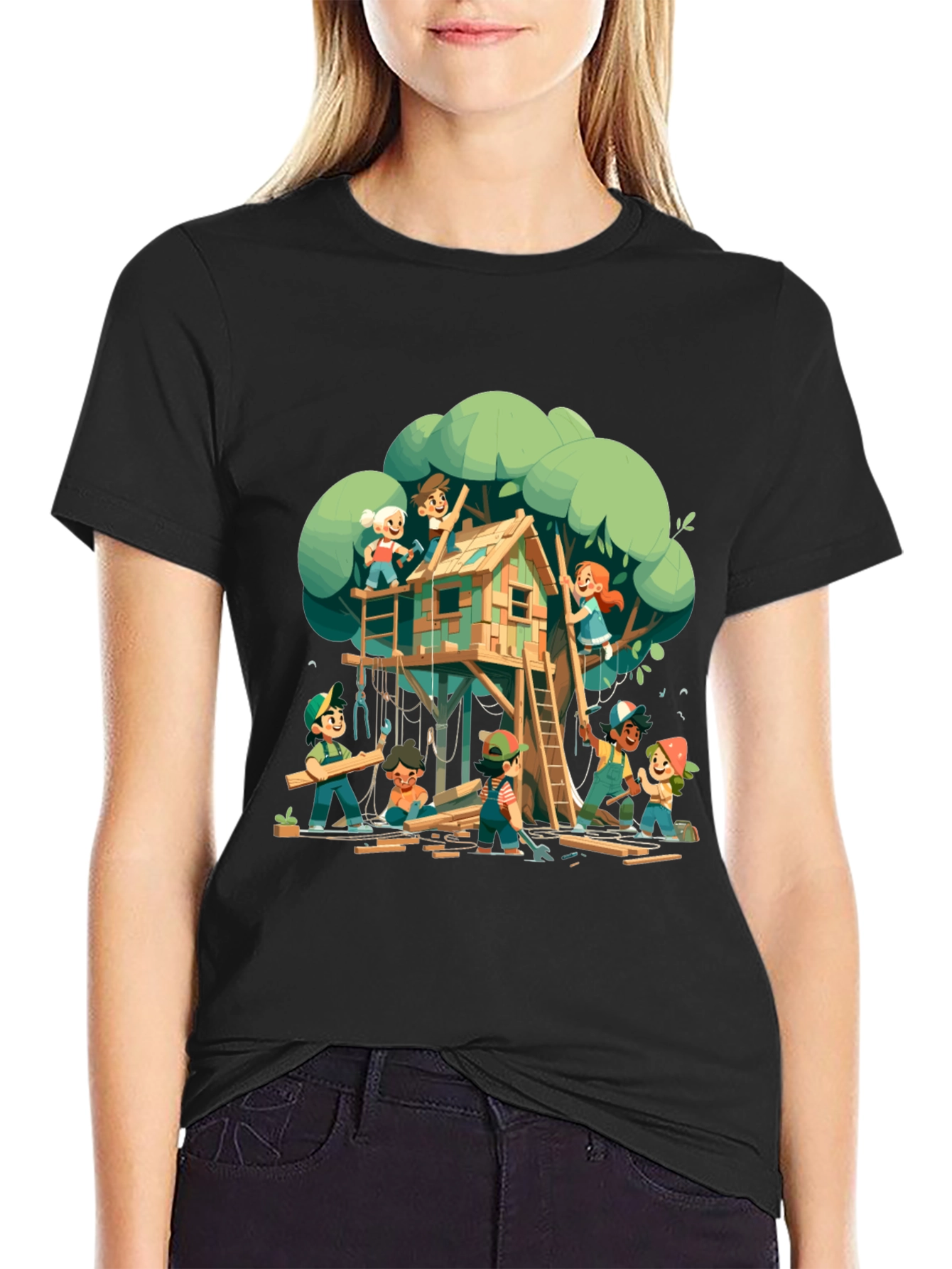 Treehouse Builder Crew T-Shirt