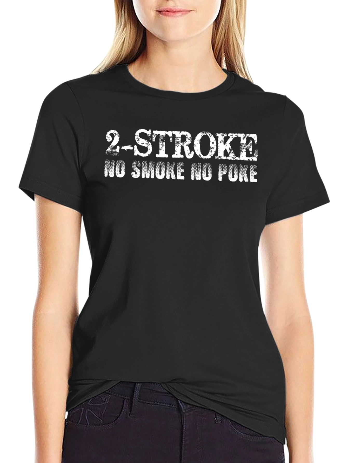 2-Stroke No Smoke No Poke Graphic Tee