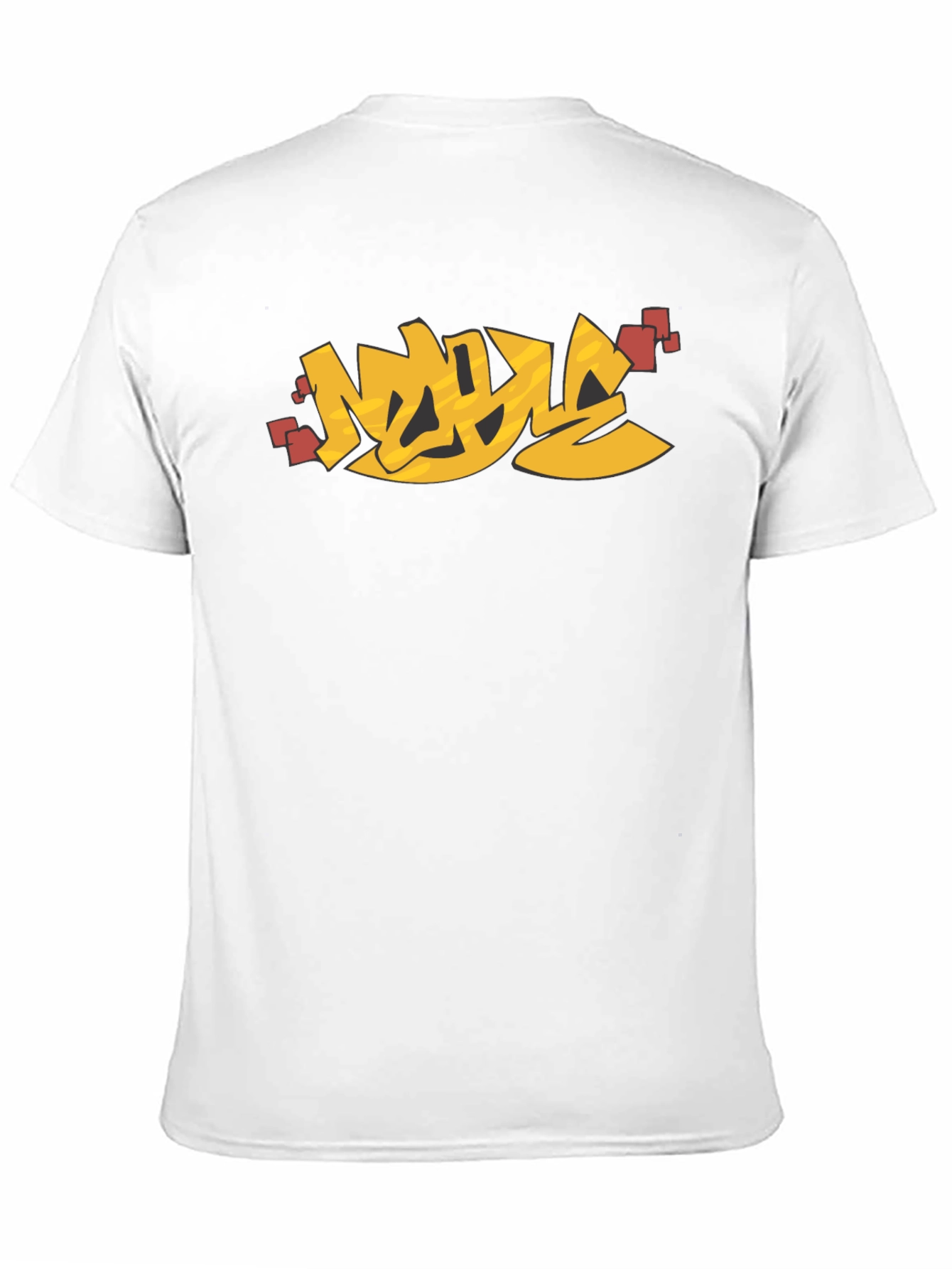 Urban Graffiti Style Graphic Print Black T-Shirt