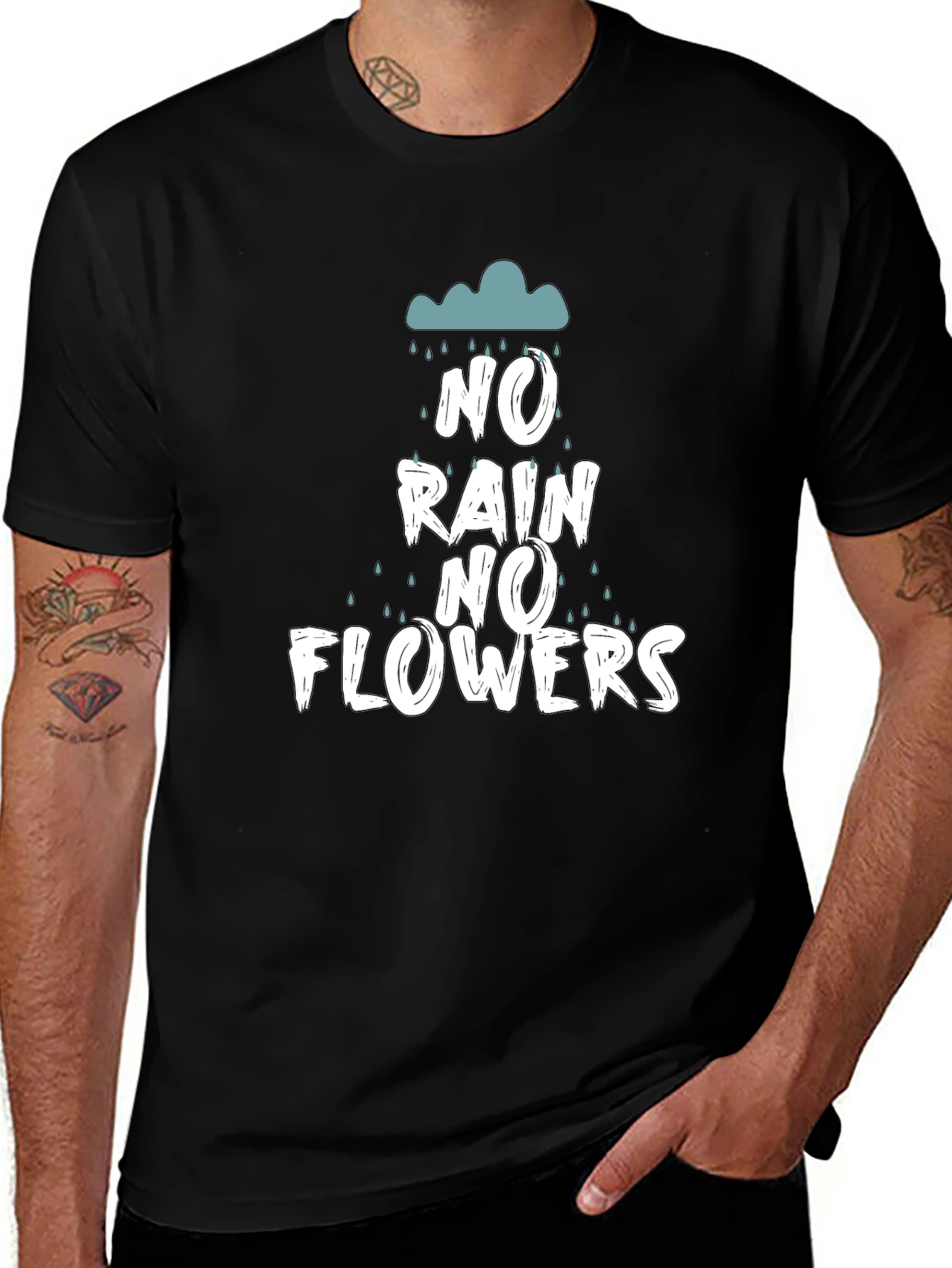 No Rain No Flowers Graphic T-Shirt