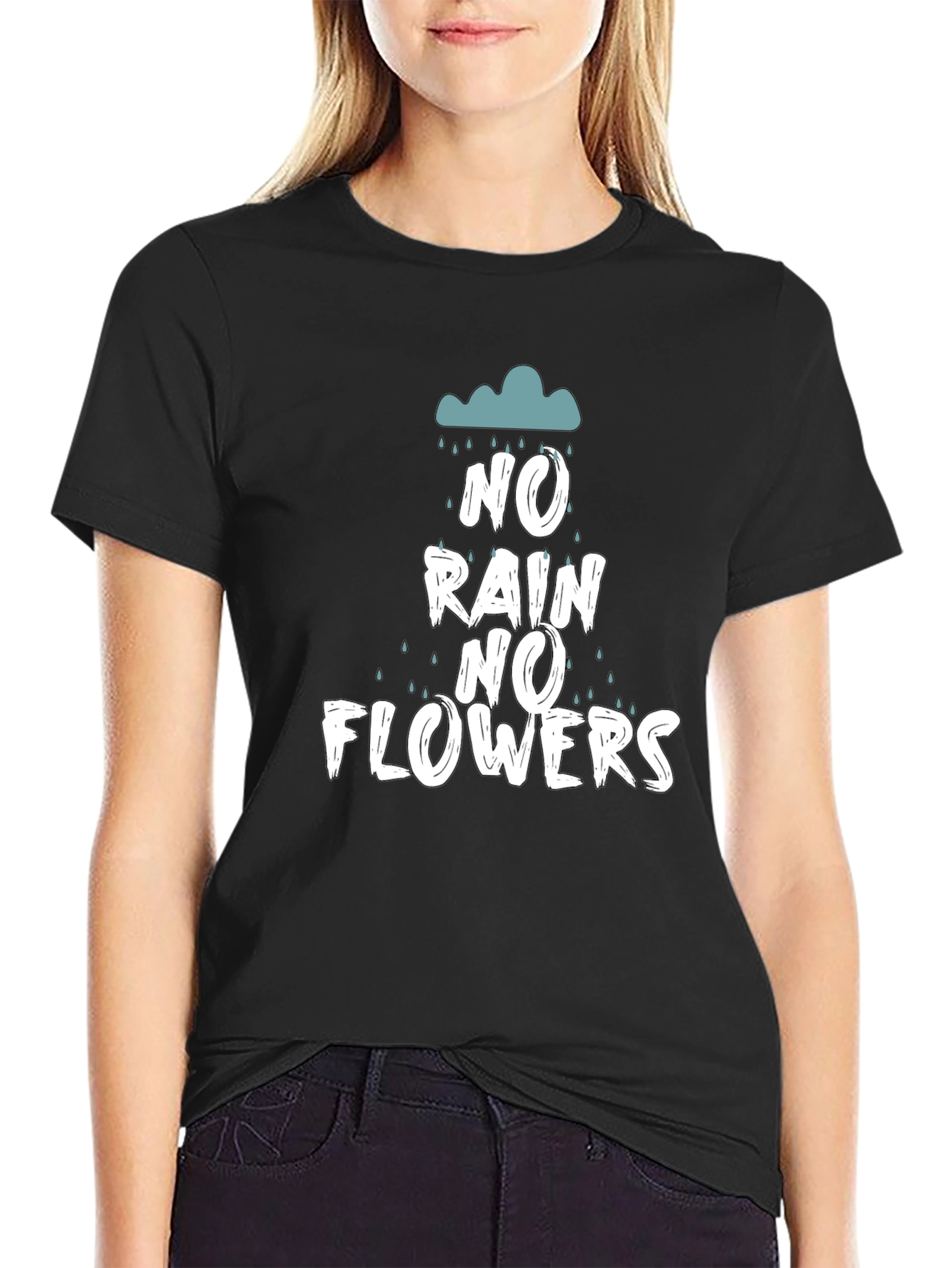 No Rain No Flowers Graphic T-Shirt