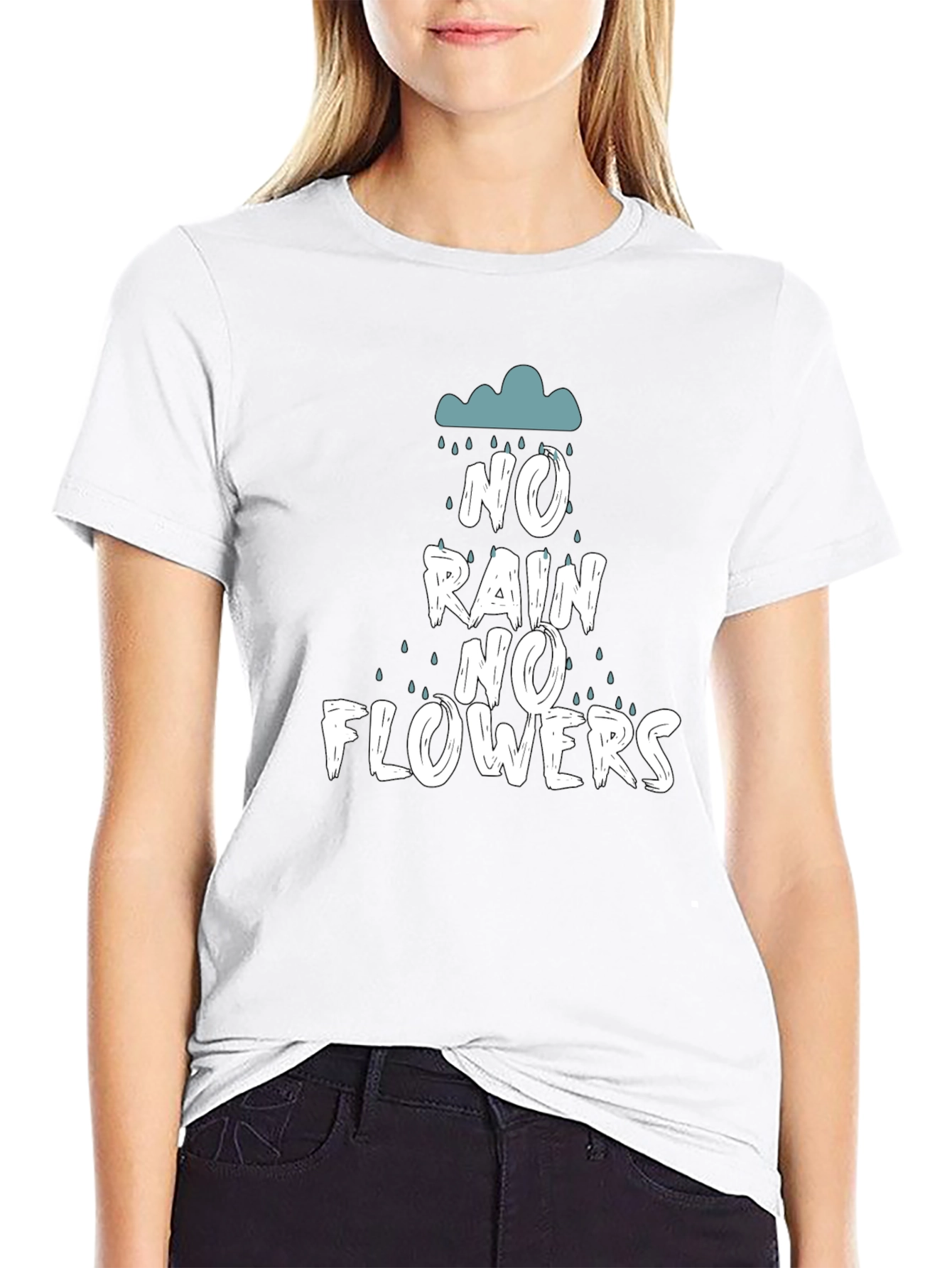 No Rain No Flowers Graphic T-Shirt