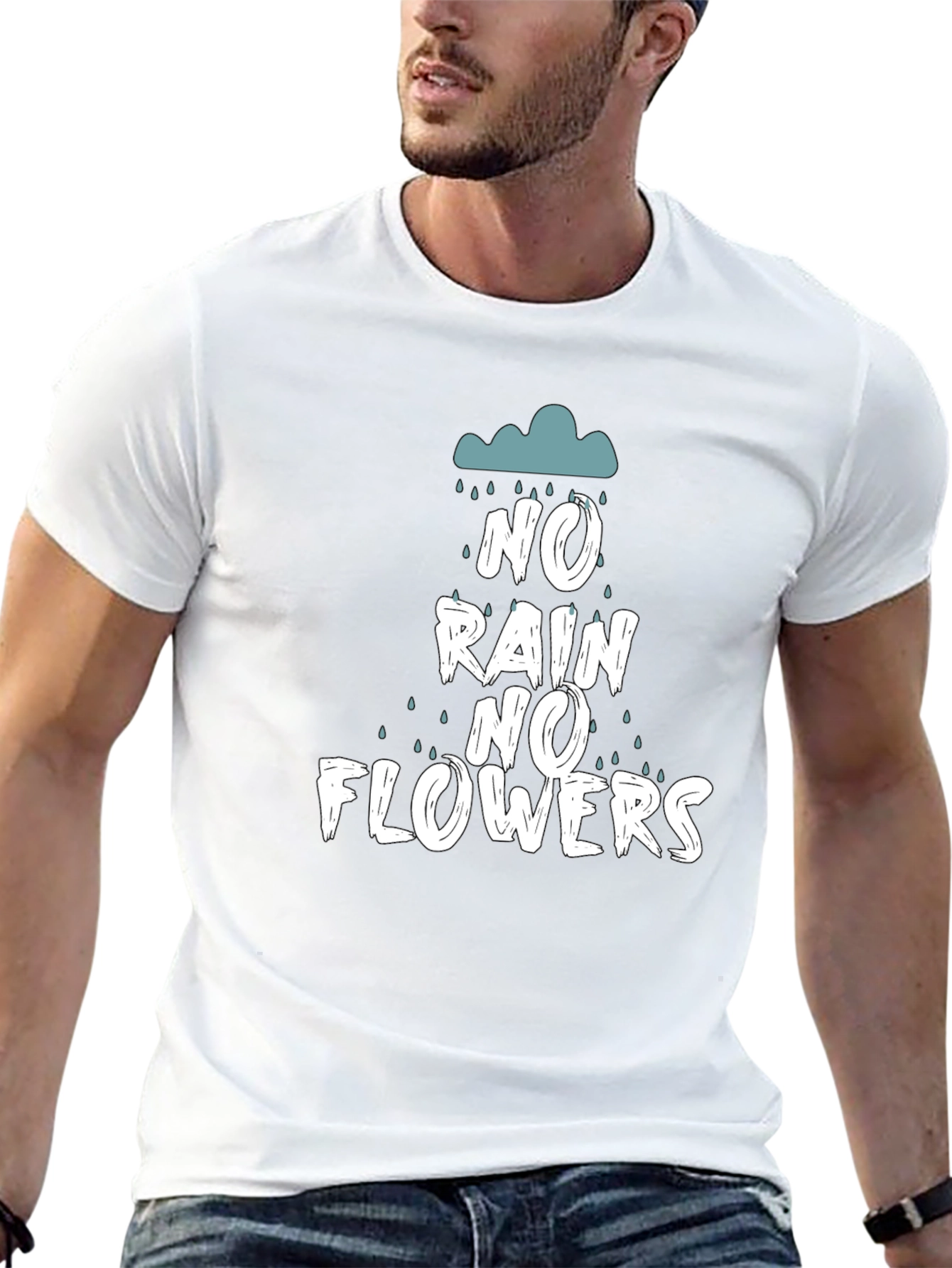 No Rain No Flowers Graphic T-Shirt