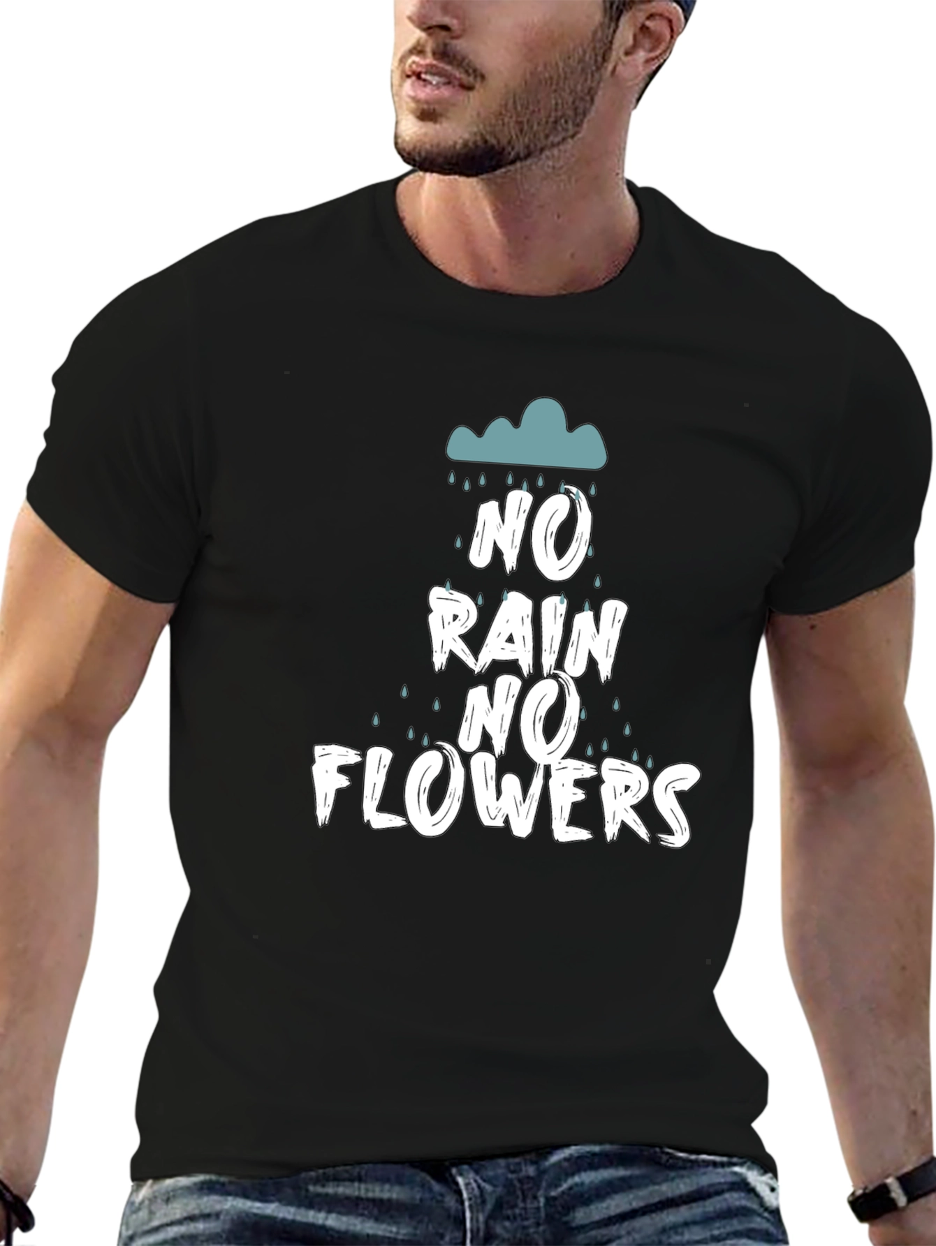 No Rain No Flowers Graphic T-Shirt
