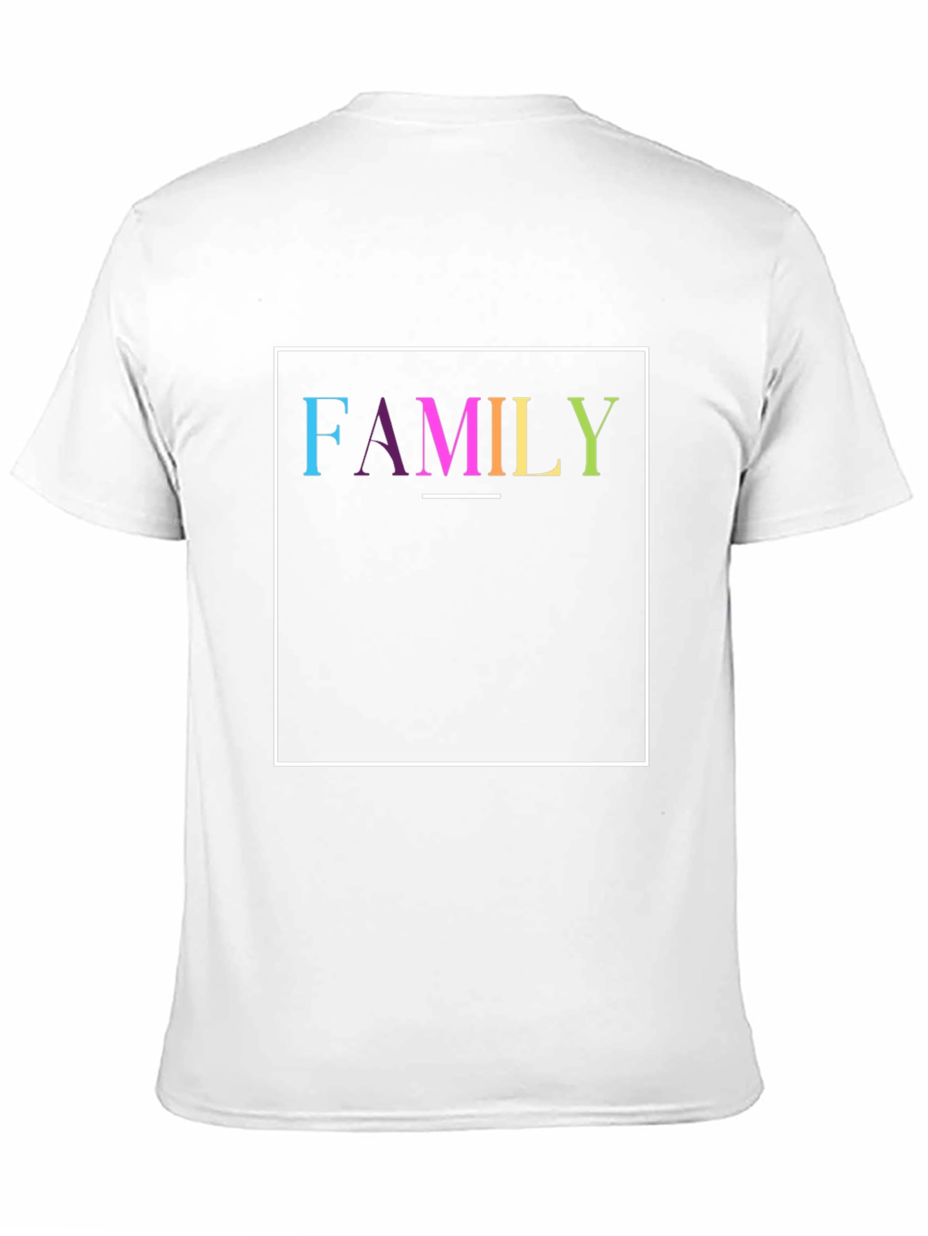 Family Graphic Tee - Black Cotton Blend Shirt