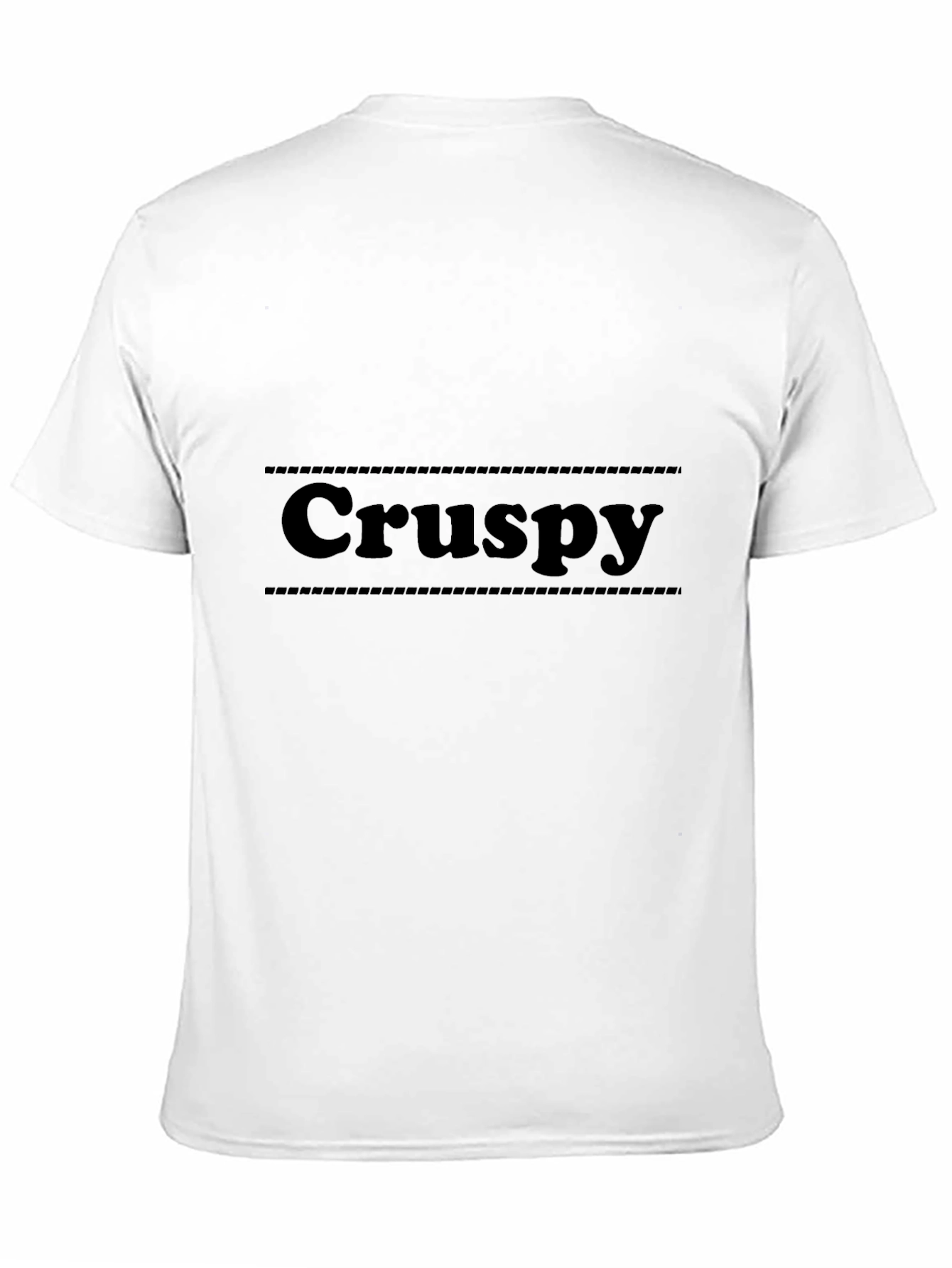 Crispy Black Graphic Tee - Unique Style