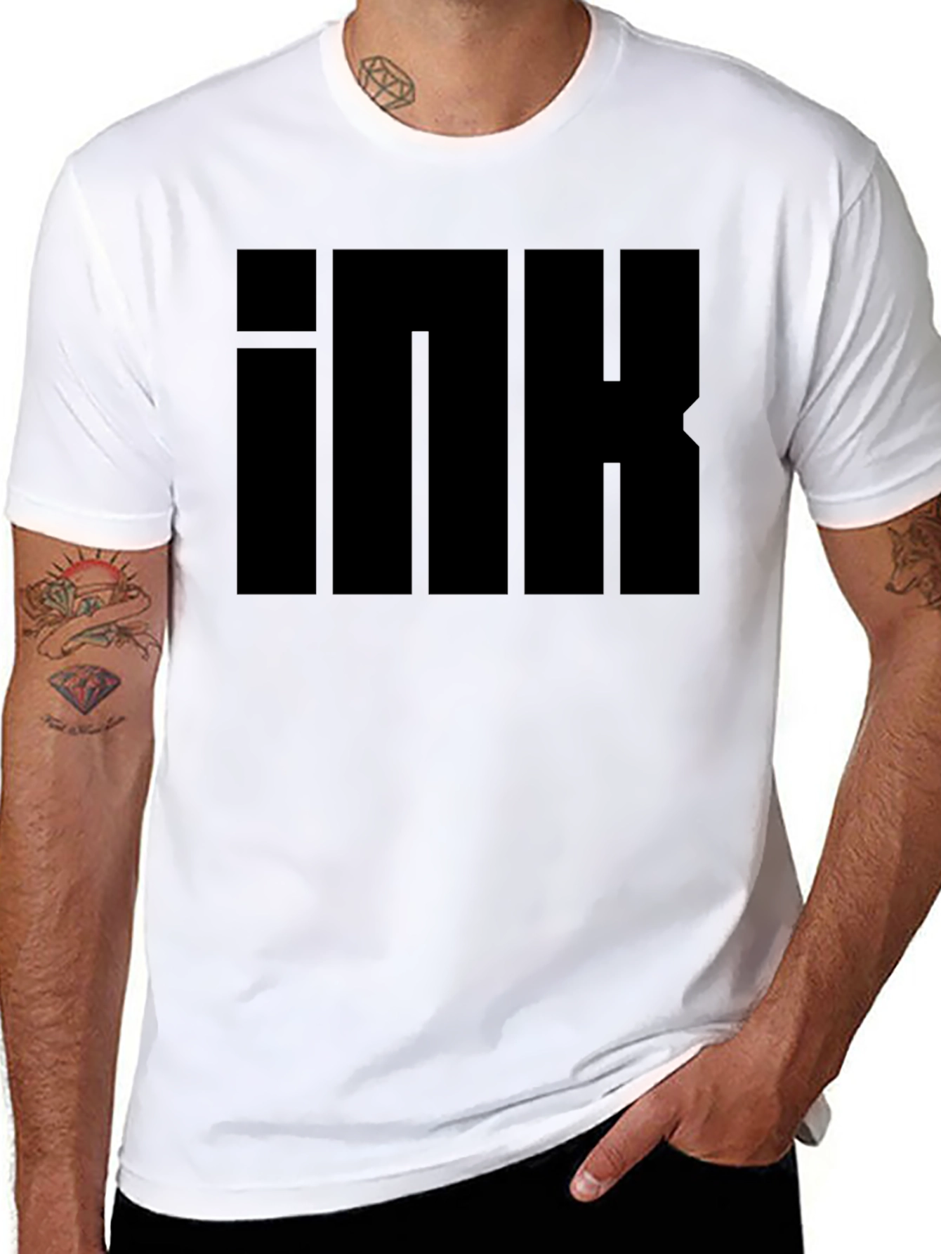 Bold Black INK Graphic Tee
